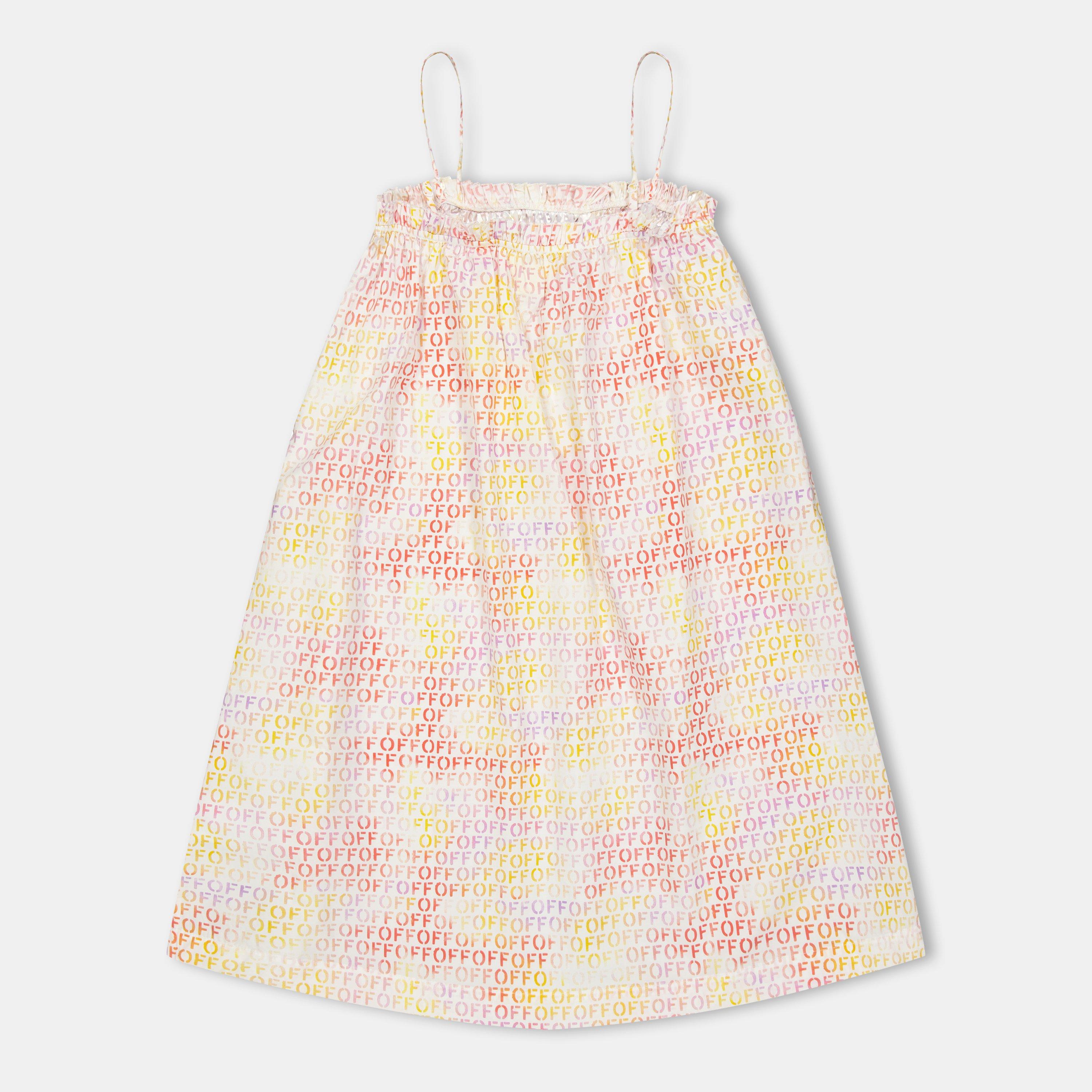 Multi - Off White - Kids Maxi Dress - 2