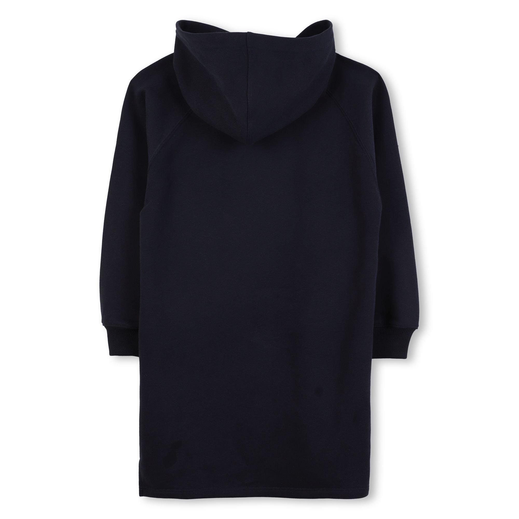 Navy Blue - Chloe - Chloe Hooded Dress Jn61 - 2