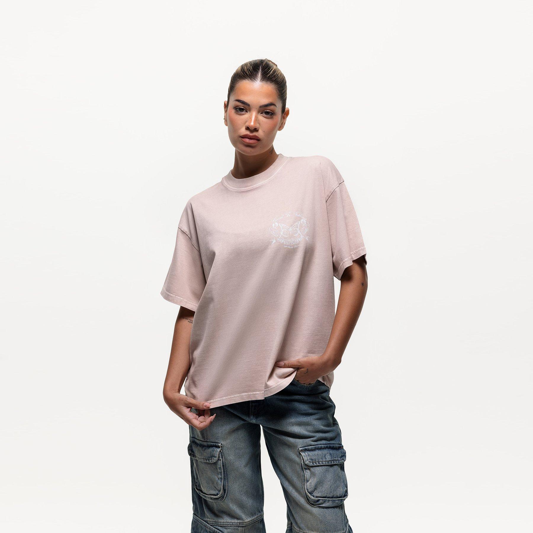 Lyserød - Good For Nothing - Oversized T-shirt Pink - 2