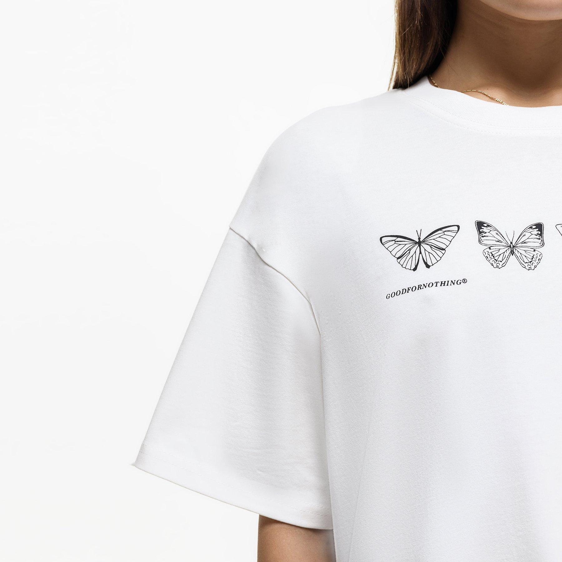 Bianco - Good For Nothing - Metamorphosis Oversized T-shirt White - 3