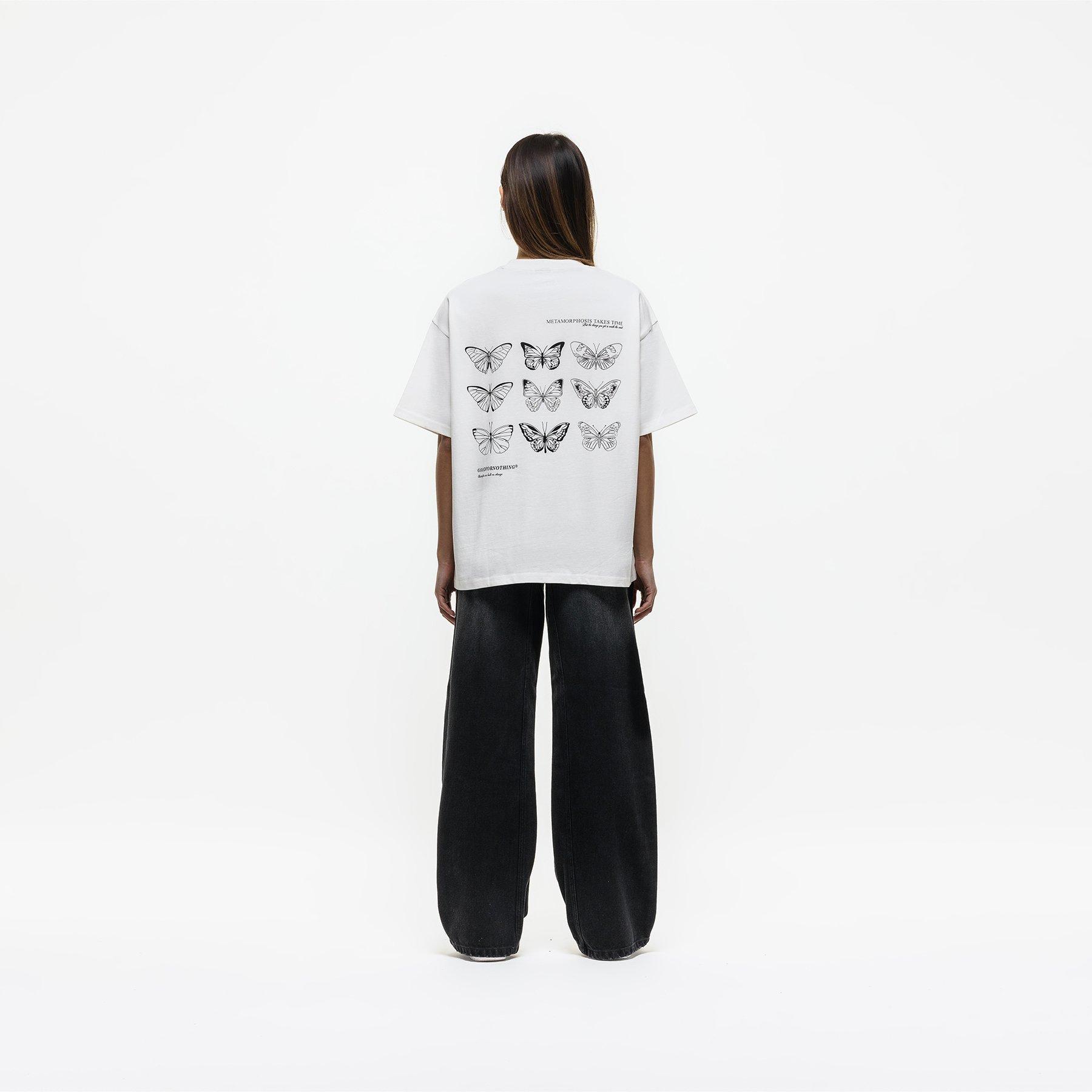 Bianco - Good For Nothing - Metamorphosis Oversized T-shirt White - 5