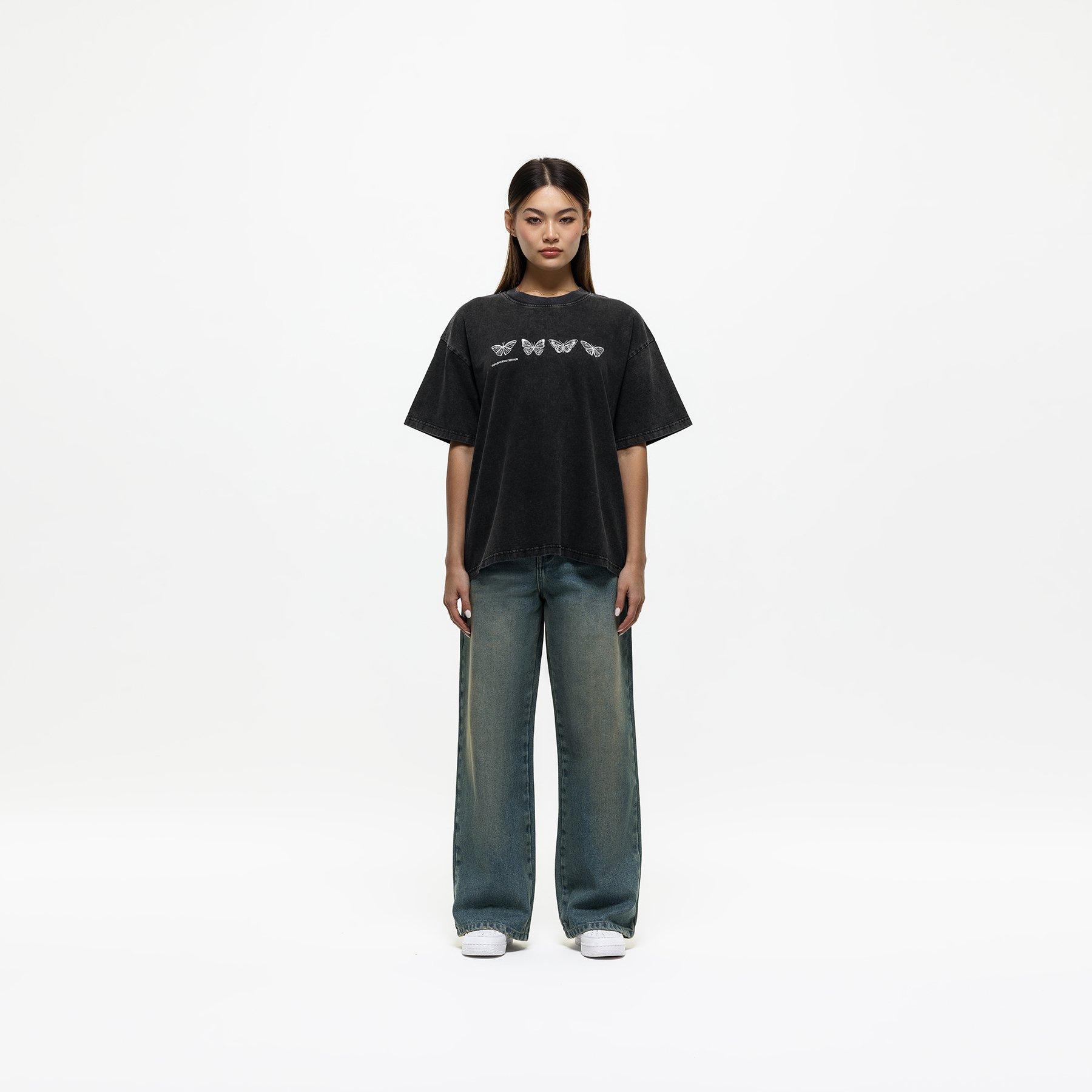 Black - Good For Nothing - Oversized T-shirt White - 2