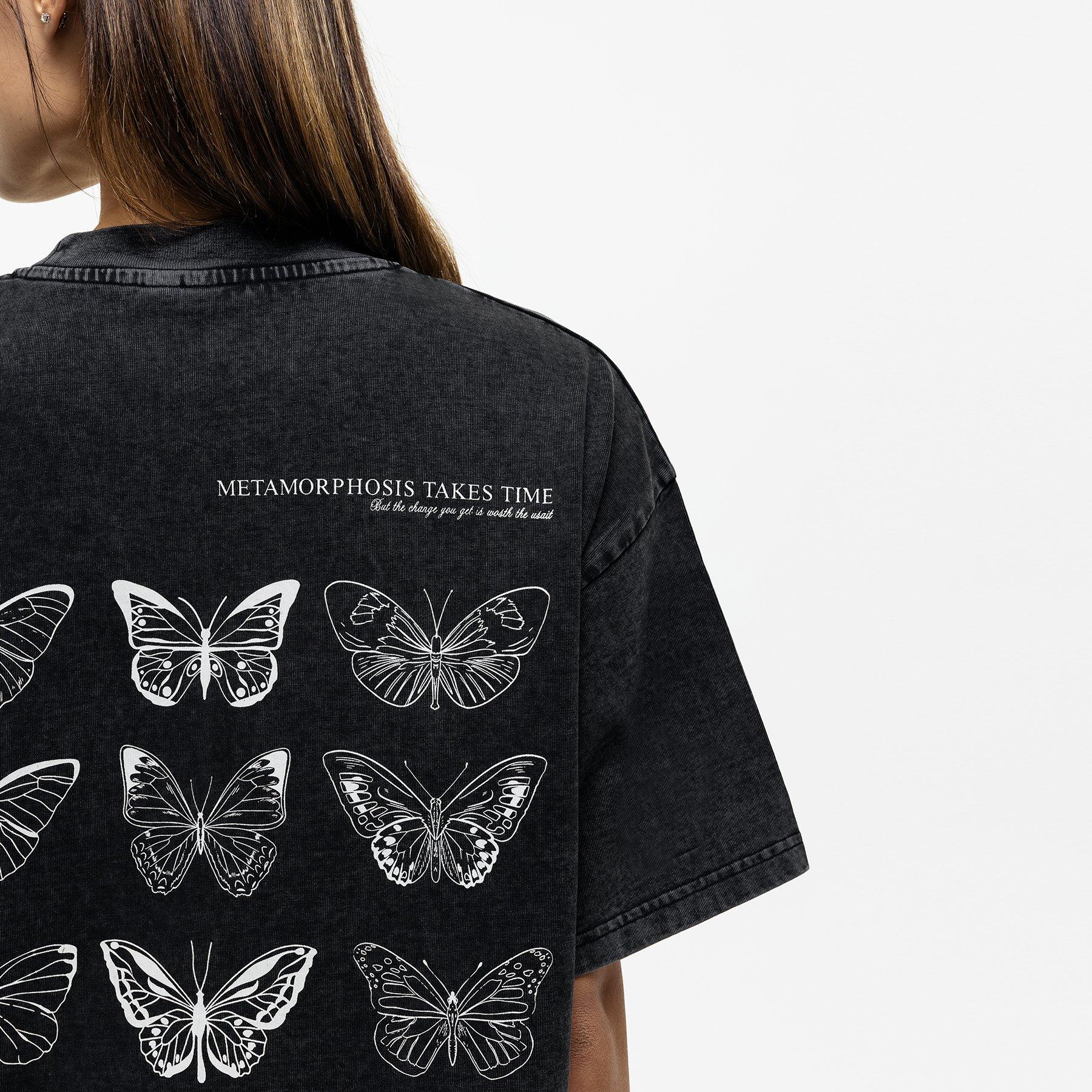 Black - Good For Nothing - Oversized T-shirt White - 4