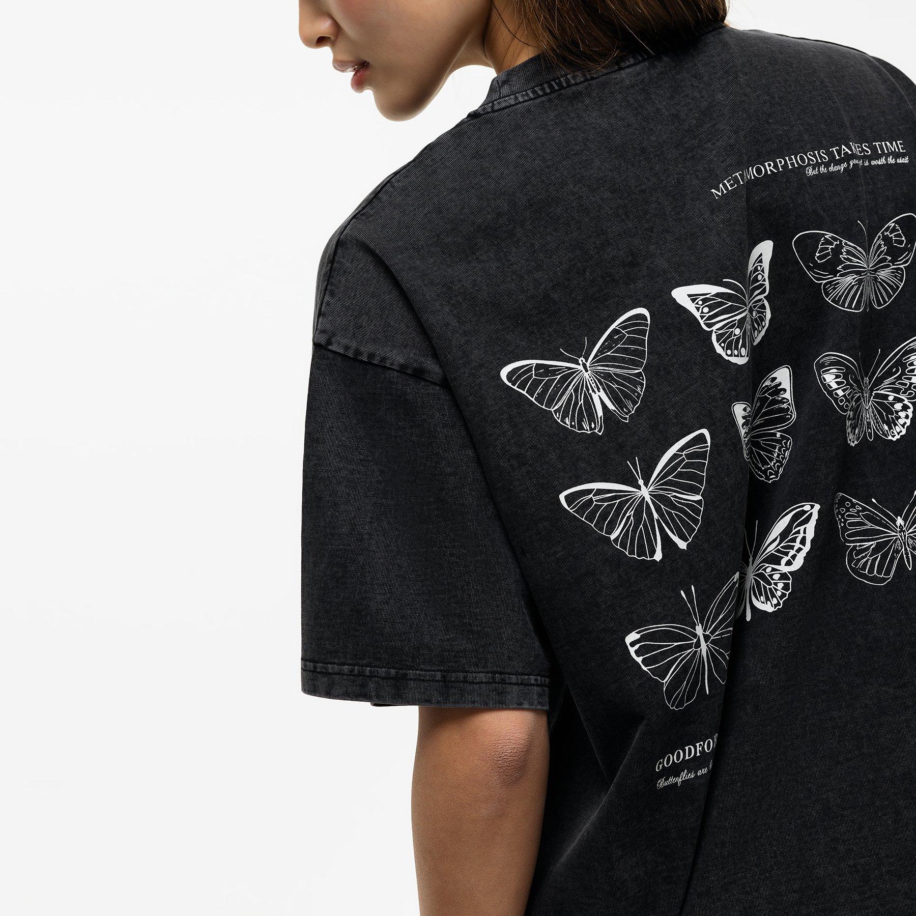 Black - Good For Nothing - Oversized T-shirt White - 7