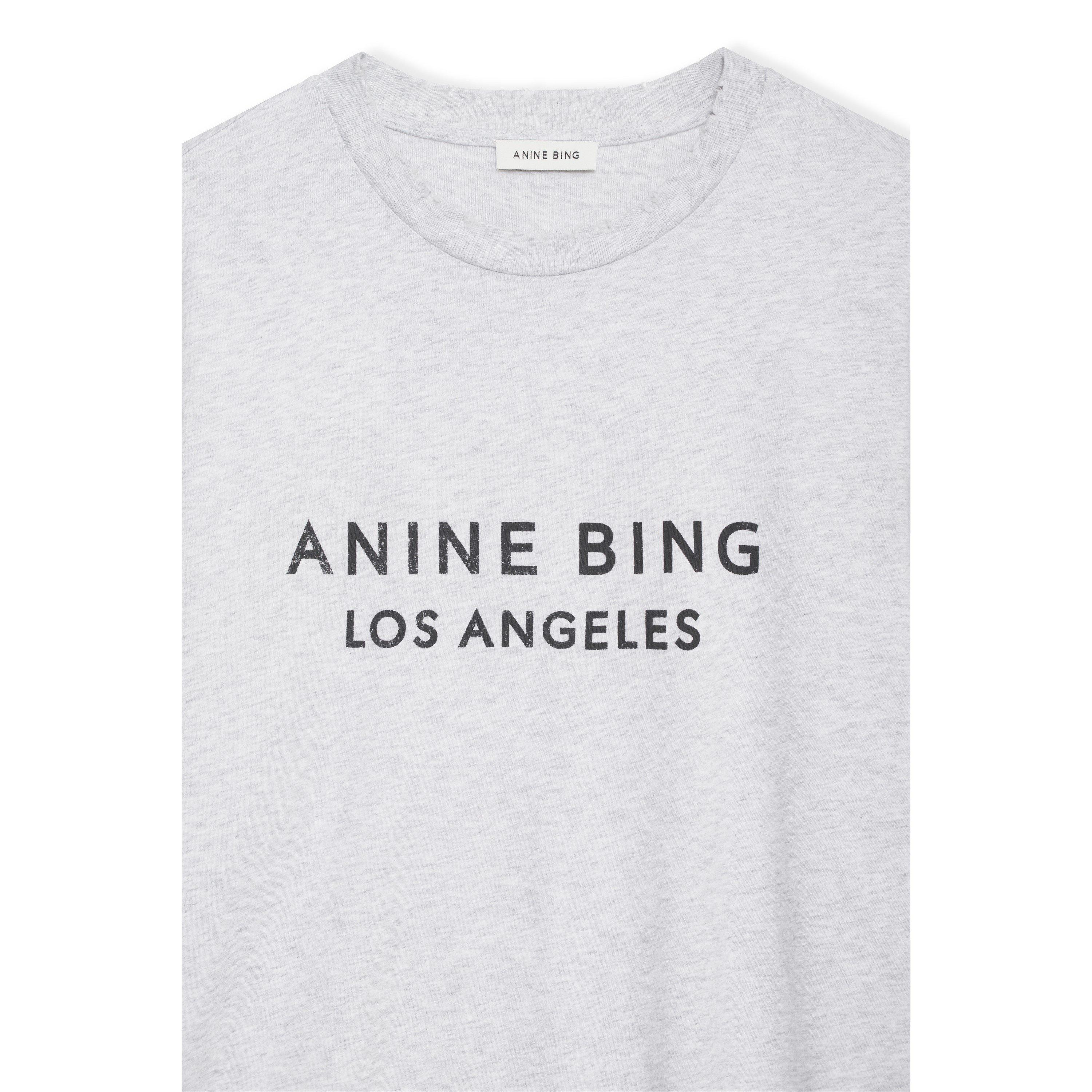 Heather Grey - Anine Bing - Womens Myers T-Shirt - 4