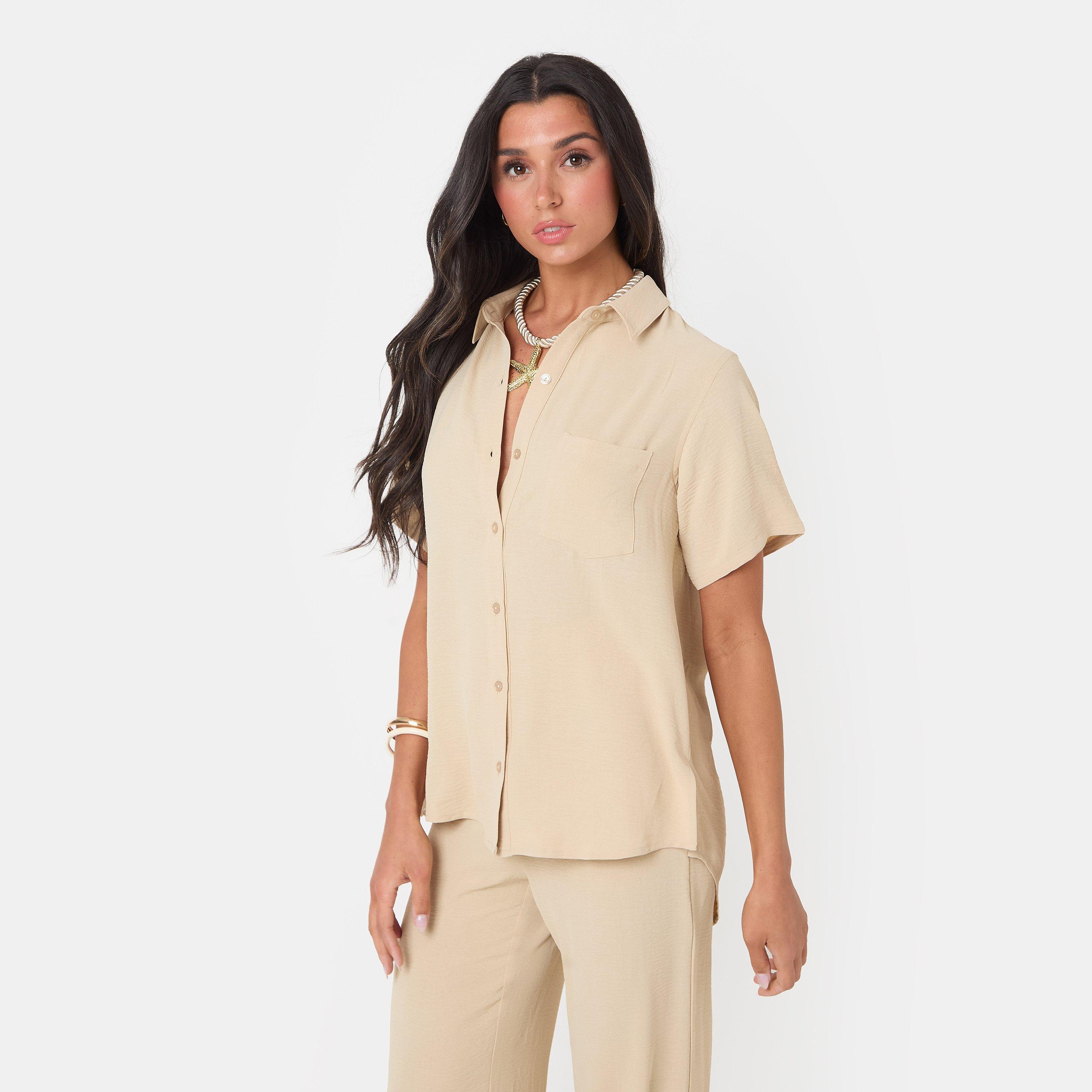 Neutral - I Saw It First - Soft Crepe Short Sleeve Shirt - 2