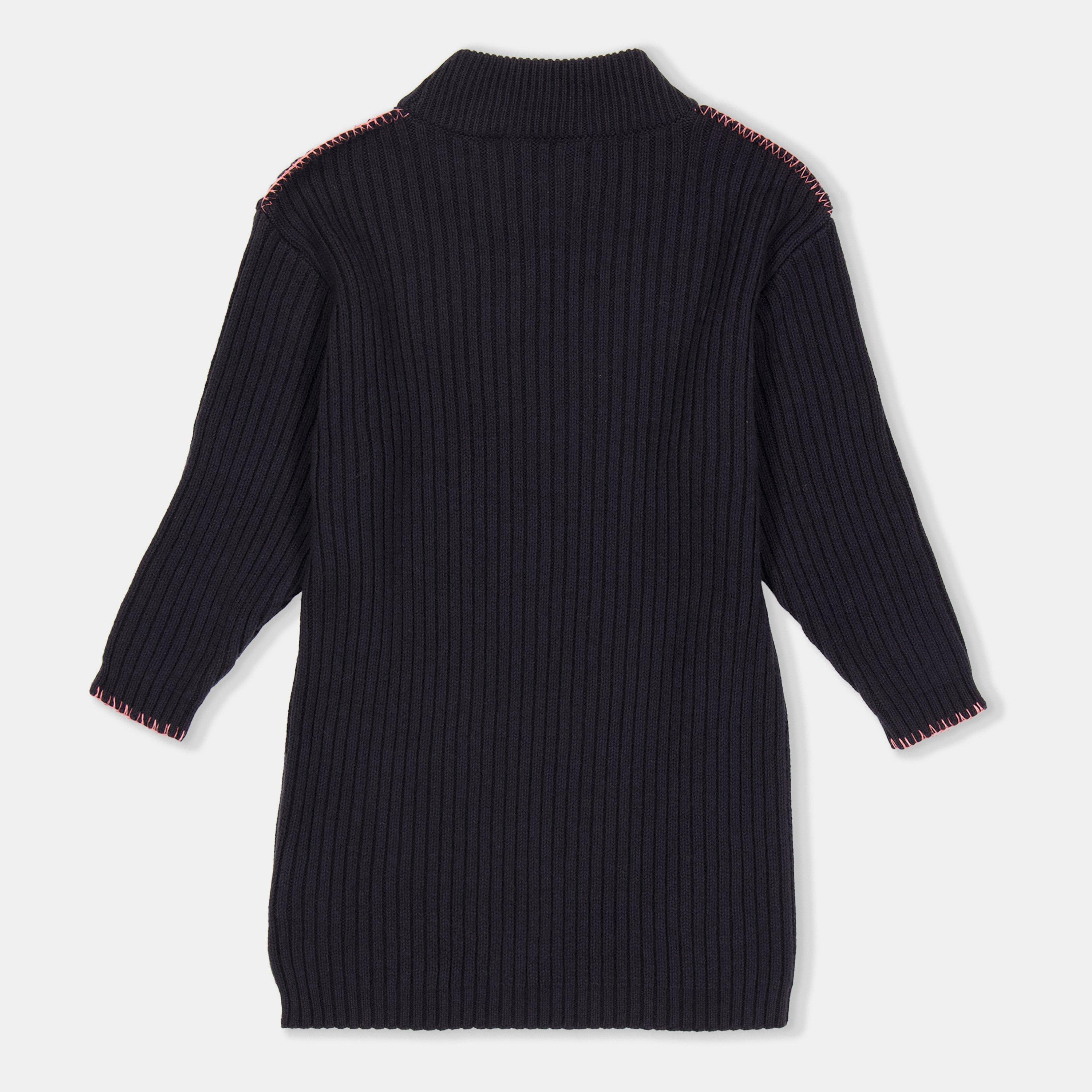 Black/Pink - Off White - Kids Maxi Dress - 2