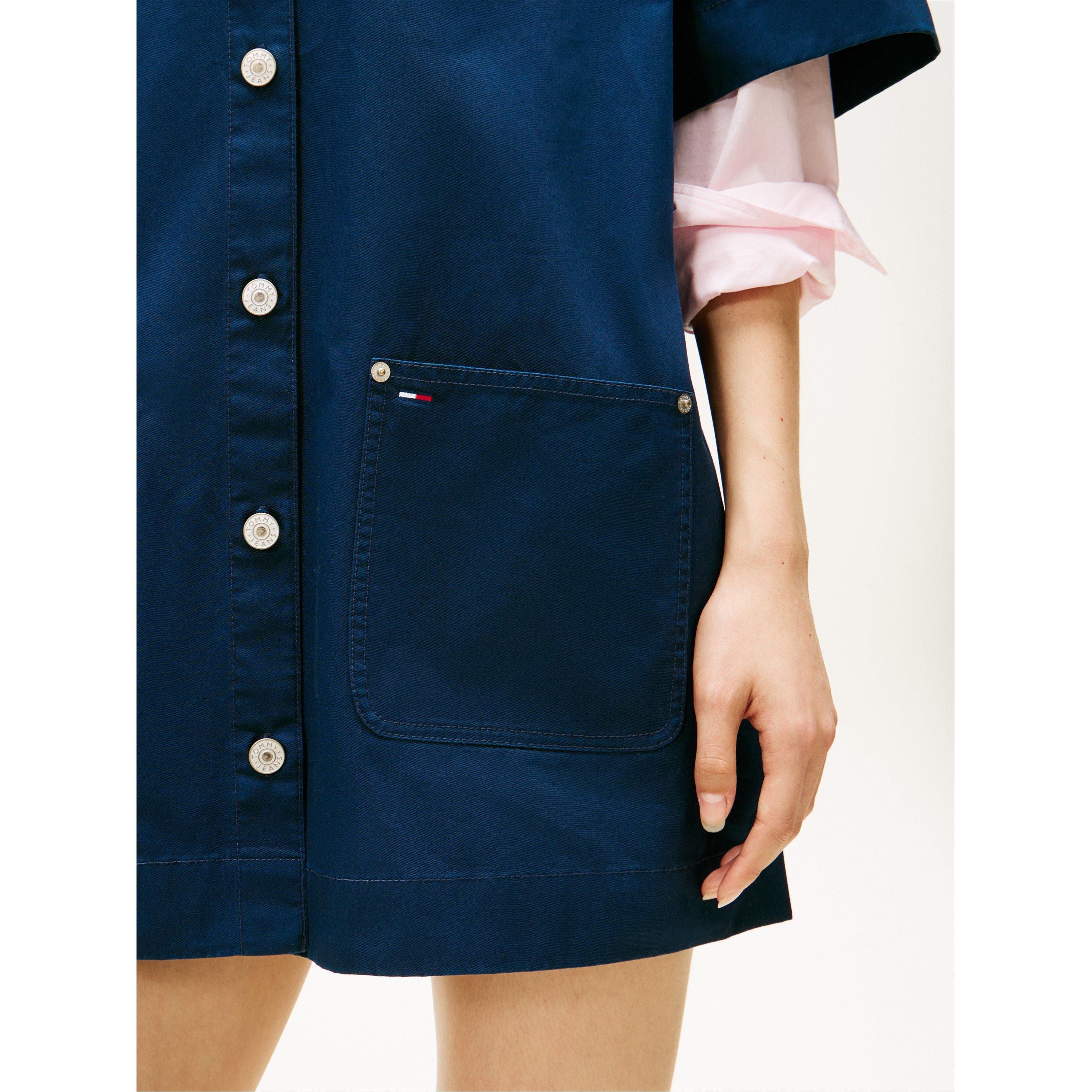 Dark Night Navy - Tommy Jeans - TJ Pokt Mini Drs Ld61 - 3