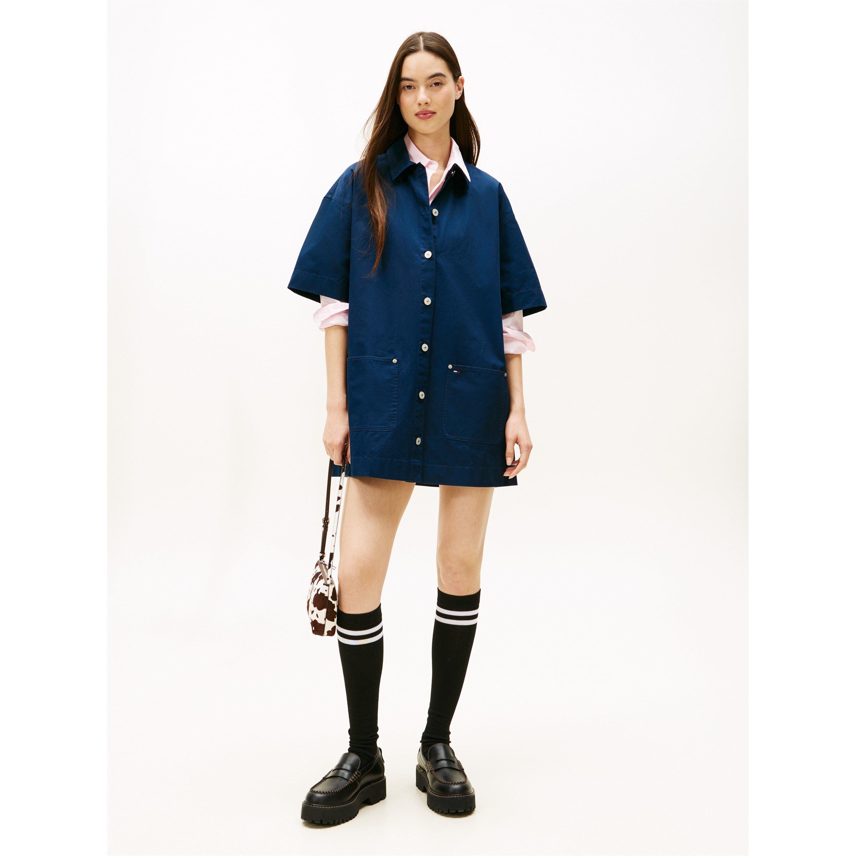 Dark Night Navy - Tommy Jeans - TJ Pokt Mini Drs Ld61 - 4