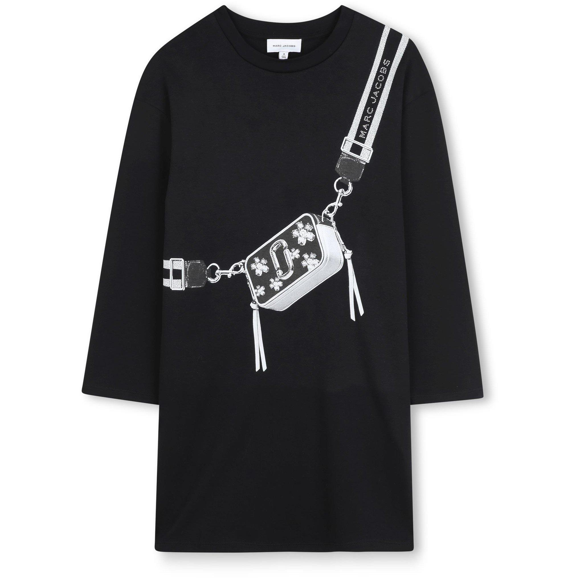 Schwarz - Marc Jacobs - Kids' Snapshot T-Shirt Dress - 1
