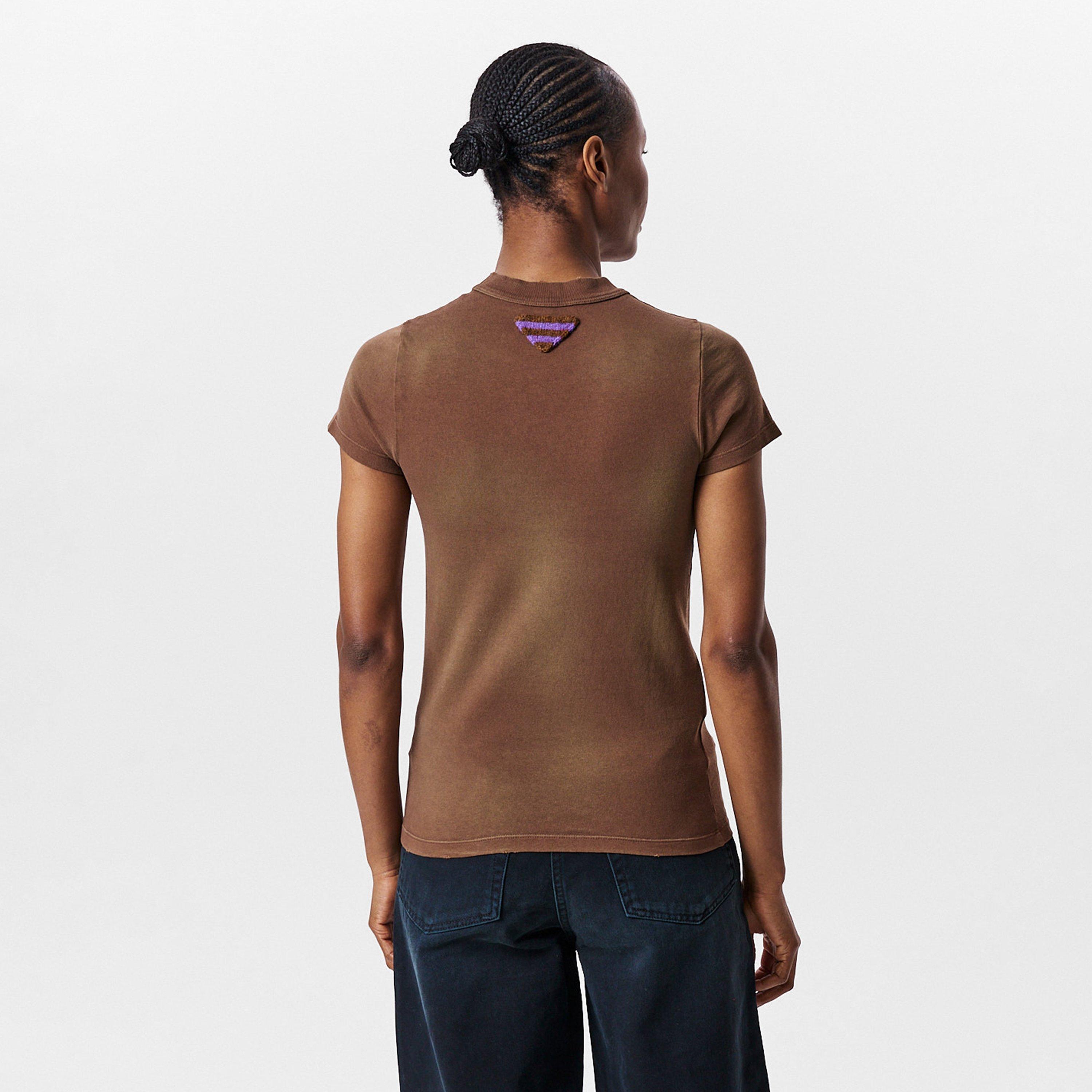 Tabacco - Prada - Printed Jersey Logo T-Shirt - 4