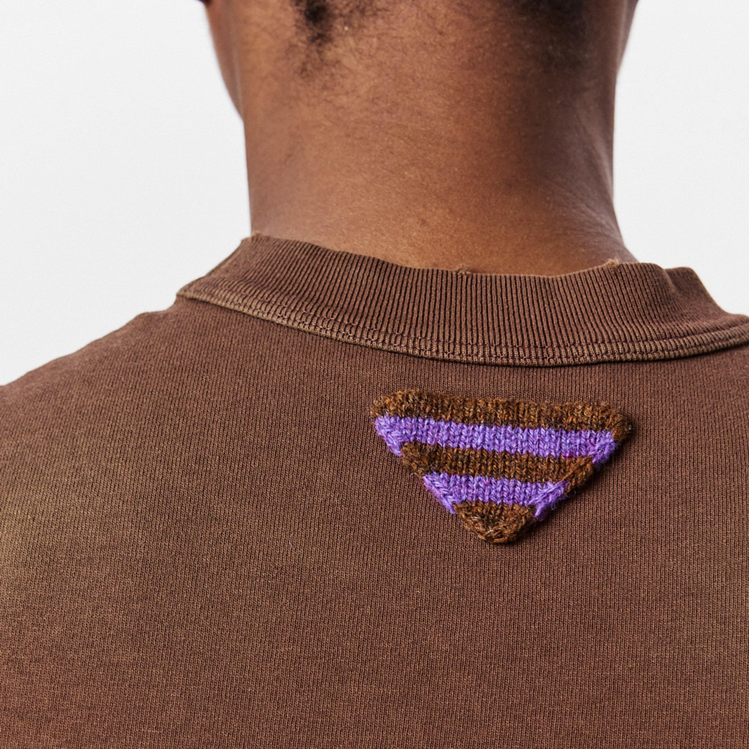 Tabacco - Prada - Printed Jersey Logo T-Shirt - 5