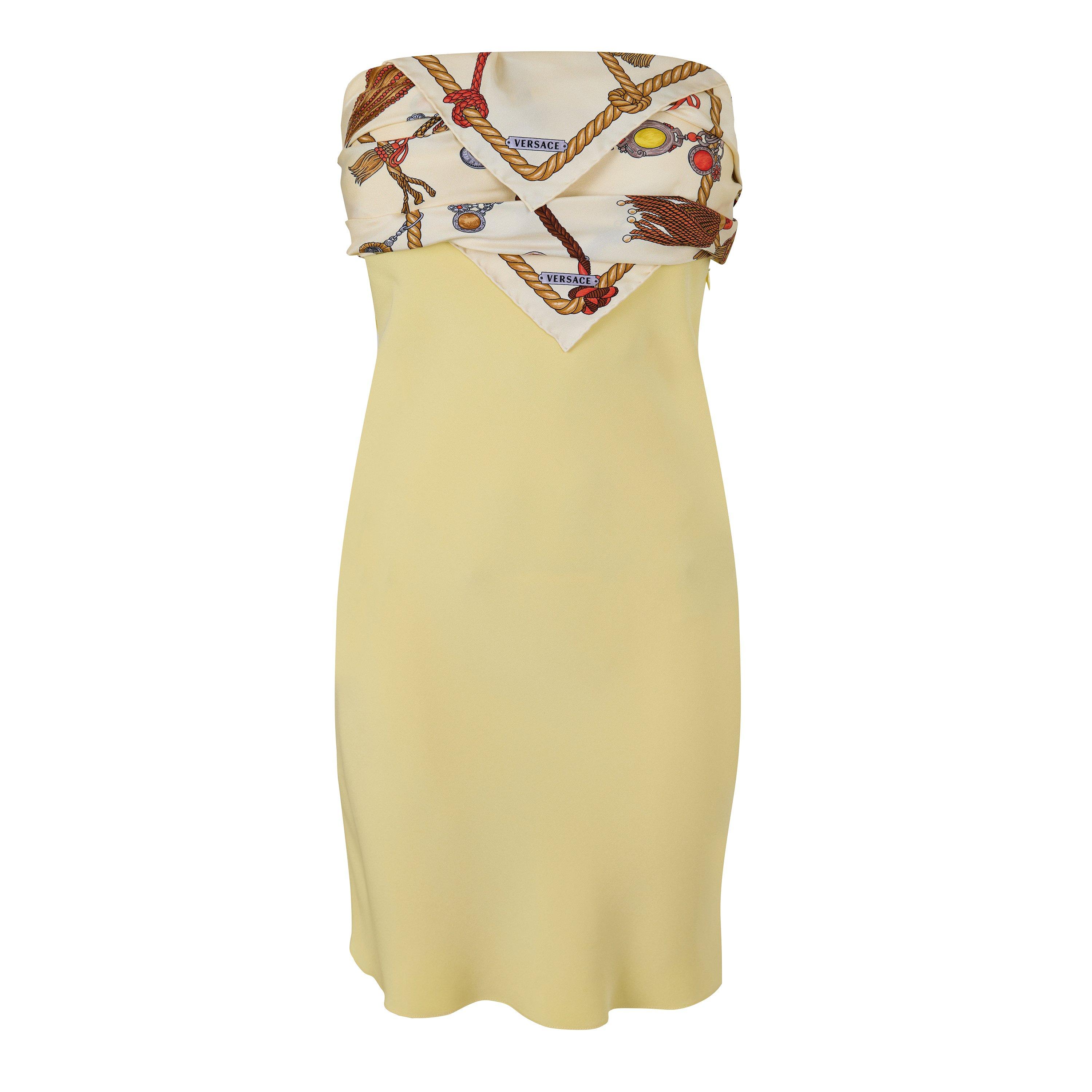 Yellw Ivry Brwn - Versace - Versace Silk Twill S Ld64 - 1