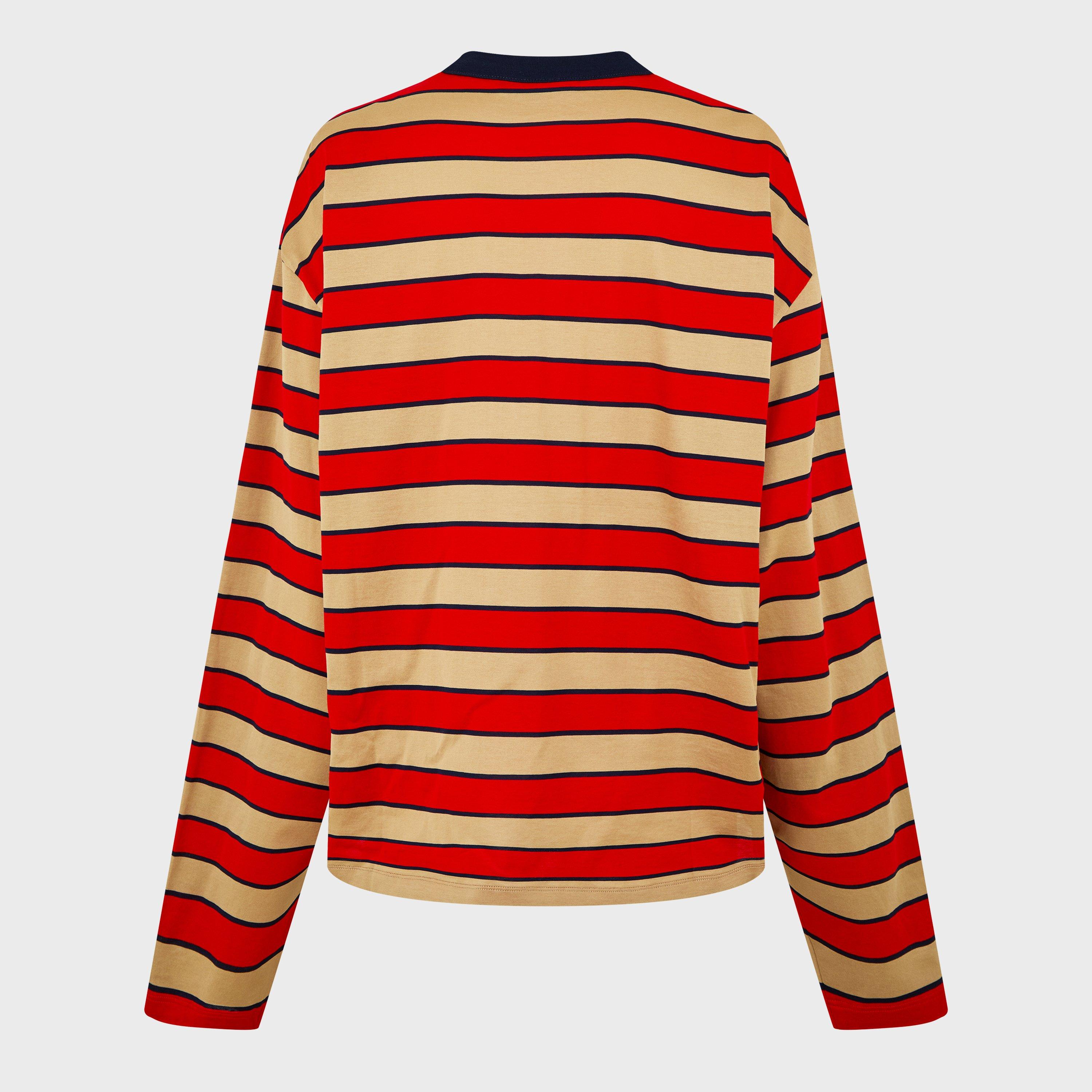 Cammello - Prada - Stripe Long Sleeve T-Shirt - 2