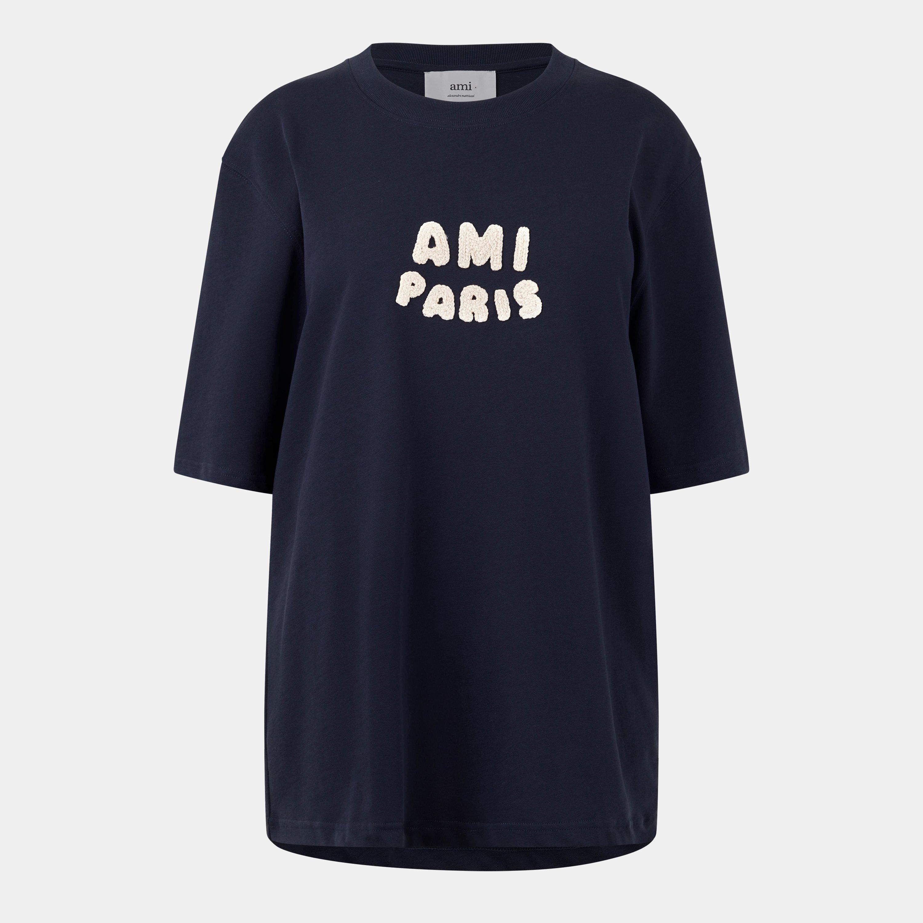 Ami Paris | Logo T-Shirt | Oversized T-Shirts | Cruise Fashion