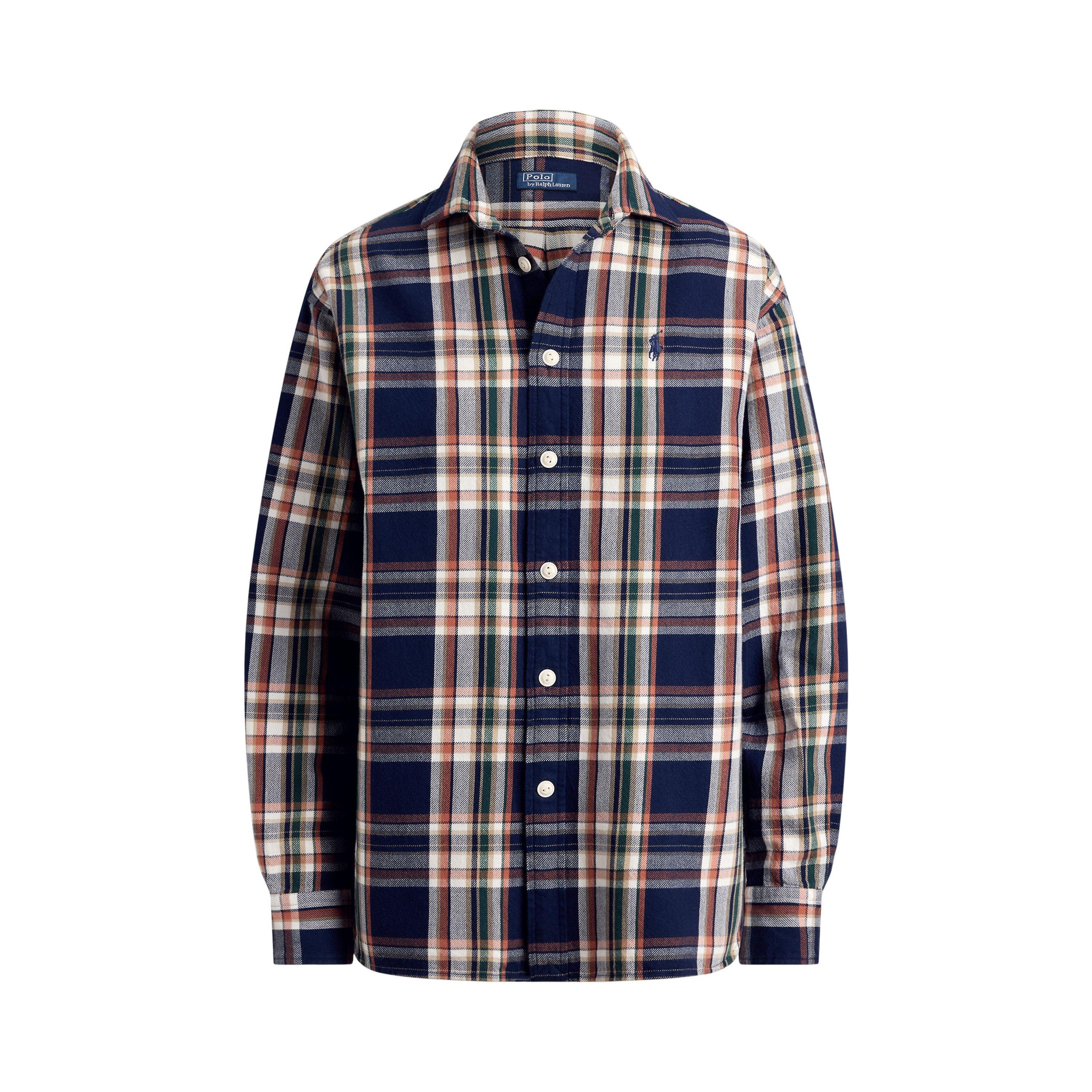 Blue - Polo Ralph Lauren - Women's Plaid Long Sleeve Shirt - 1