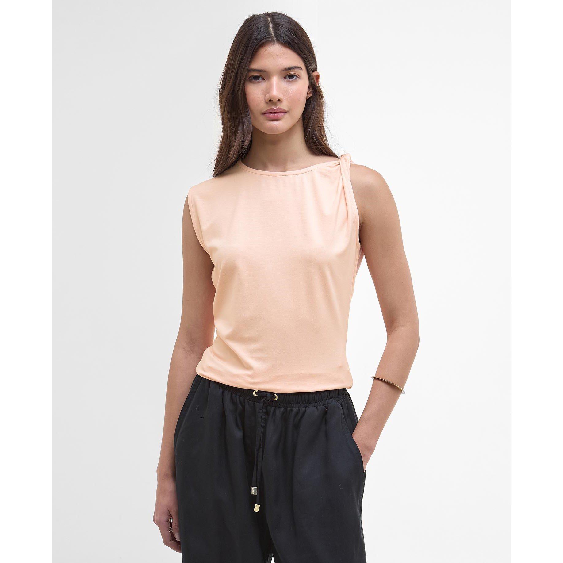 Peach Parfait - Barbour International - Women's B.Intense Felicity Slim Fit T-Shirt - 2
