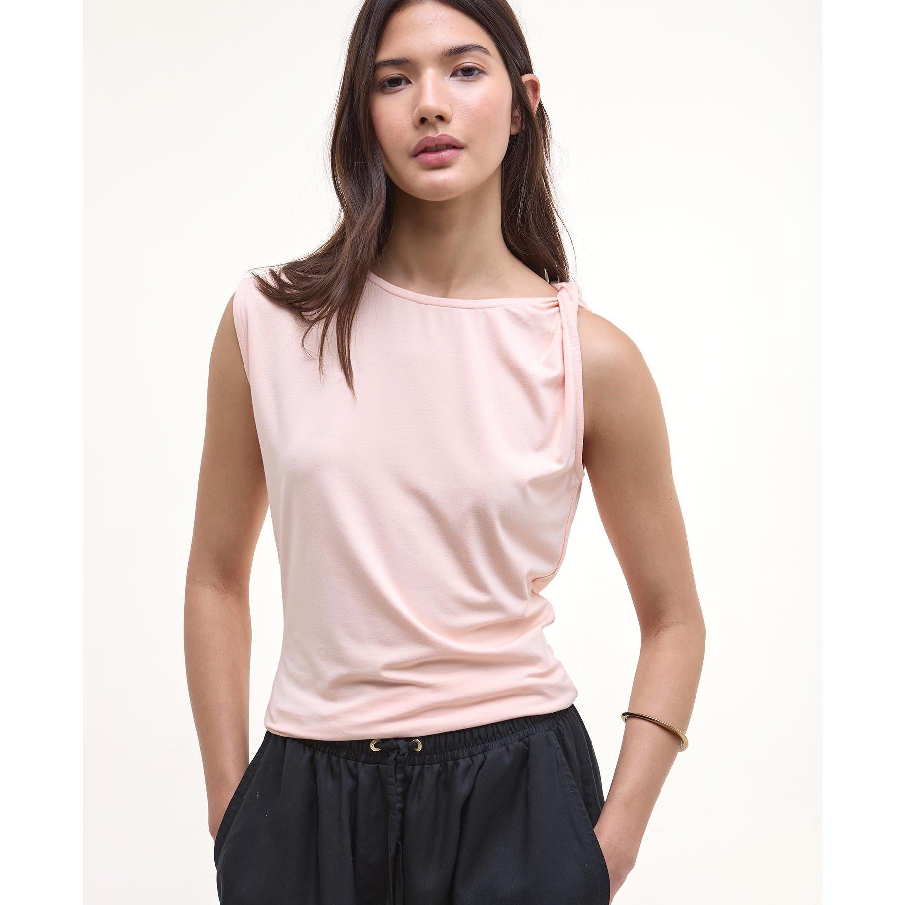 Peach Parfait - Barbour International - Women's B.Intense Felicity Slim Fit T-Shirt - 5