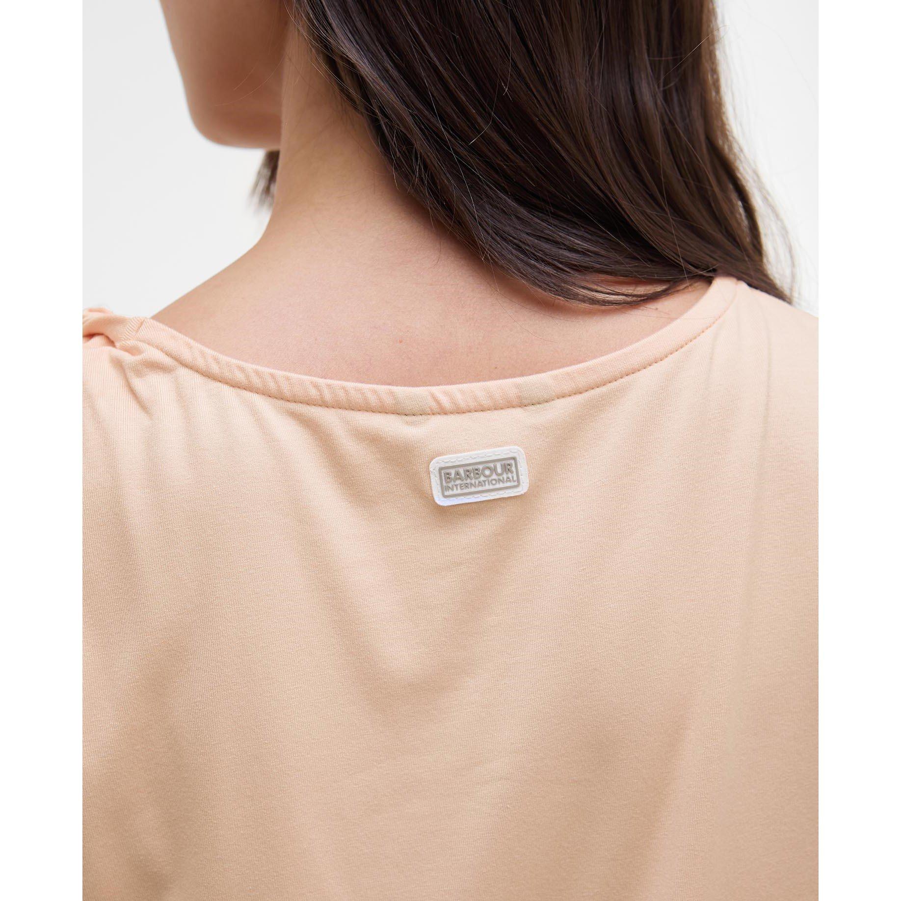 Peach Parfait - Barbour International - Women's B.Intense Felicity Slim Fit T-Shirt - 6