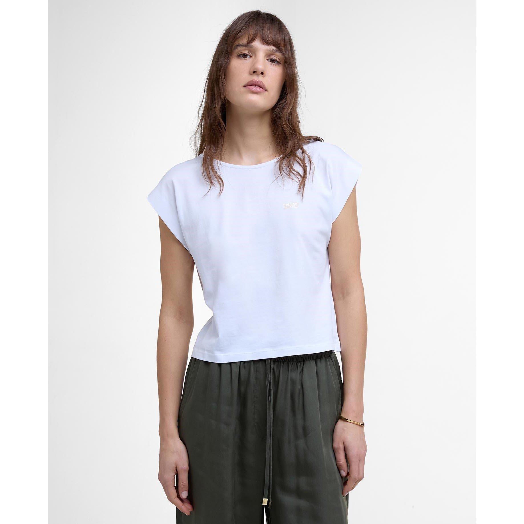 White - Barbour International - Women's B.Intense Natalia Slim Fit T-Shirt - 2