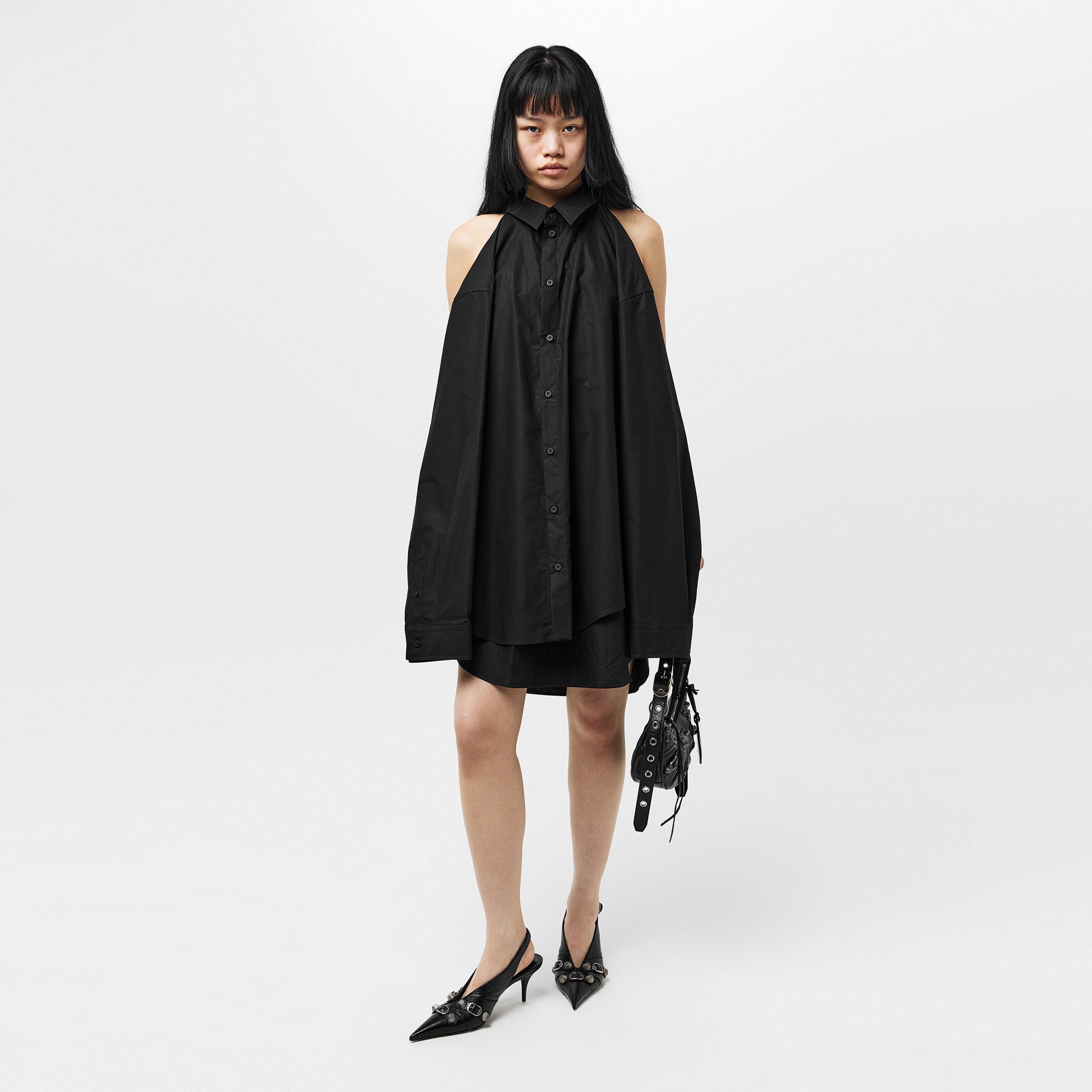 Black - Balenciaga - Suspend Shirt Dress - 5
