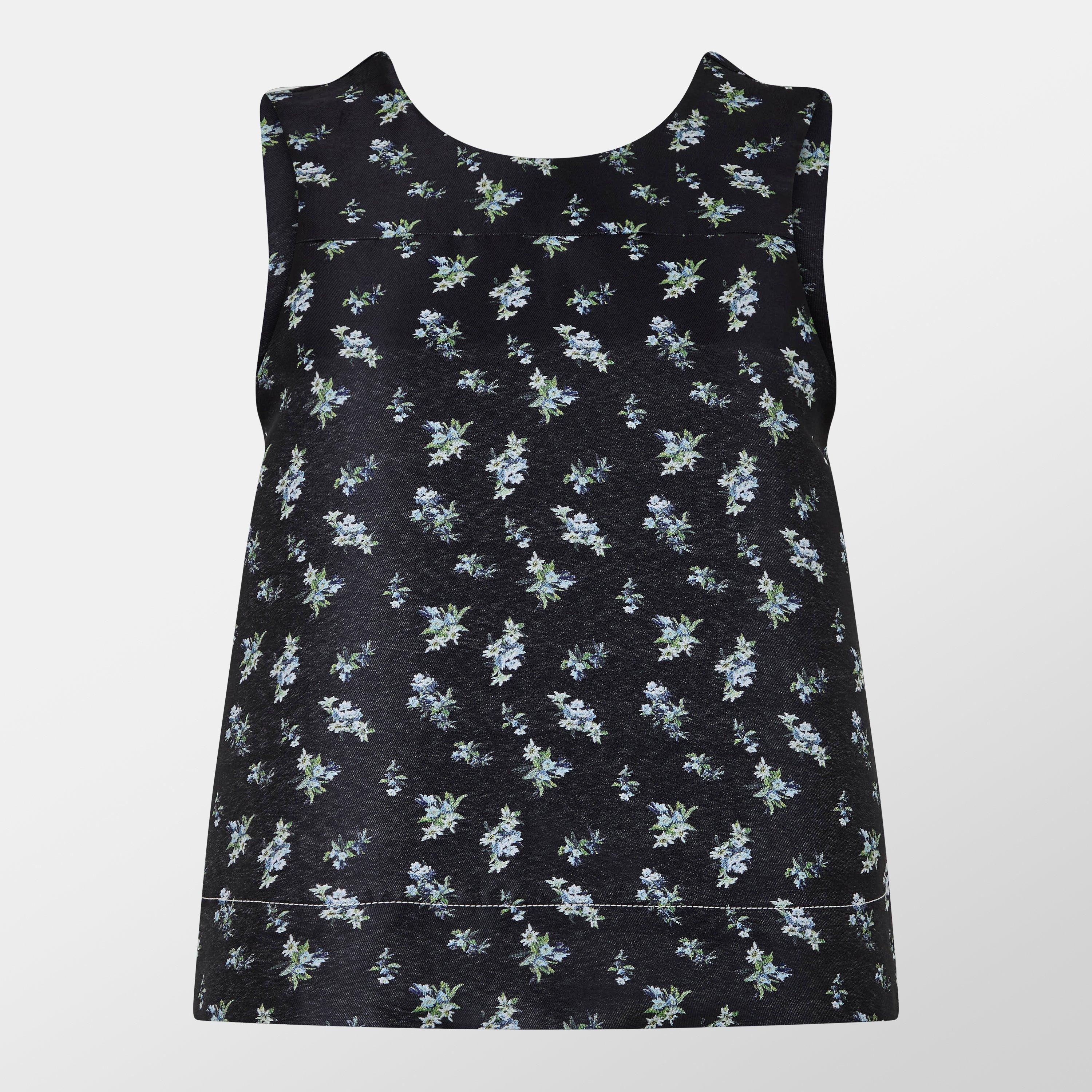 Black - Ganni - Jacquard Top - 1