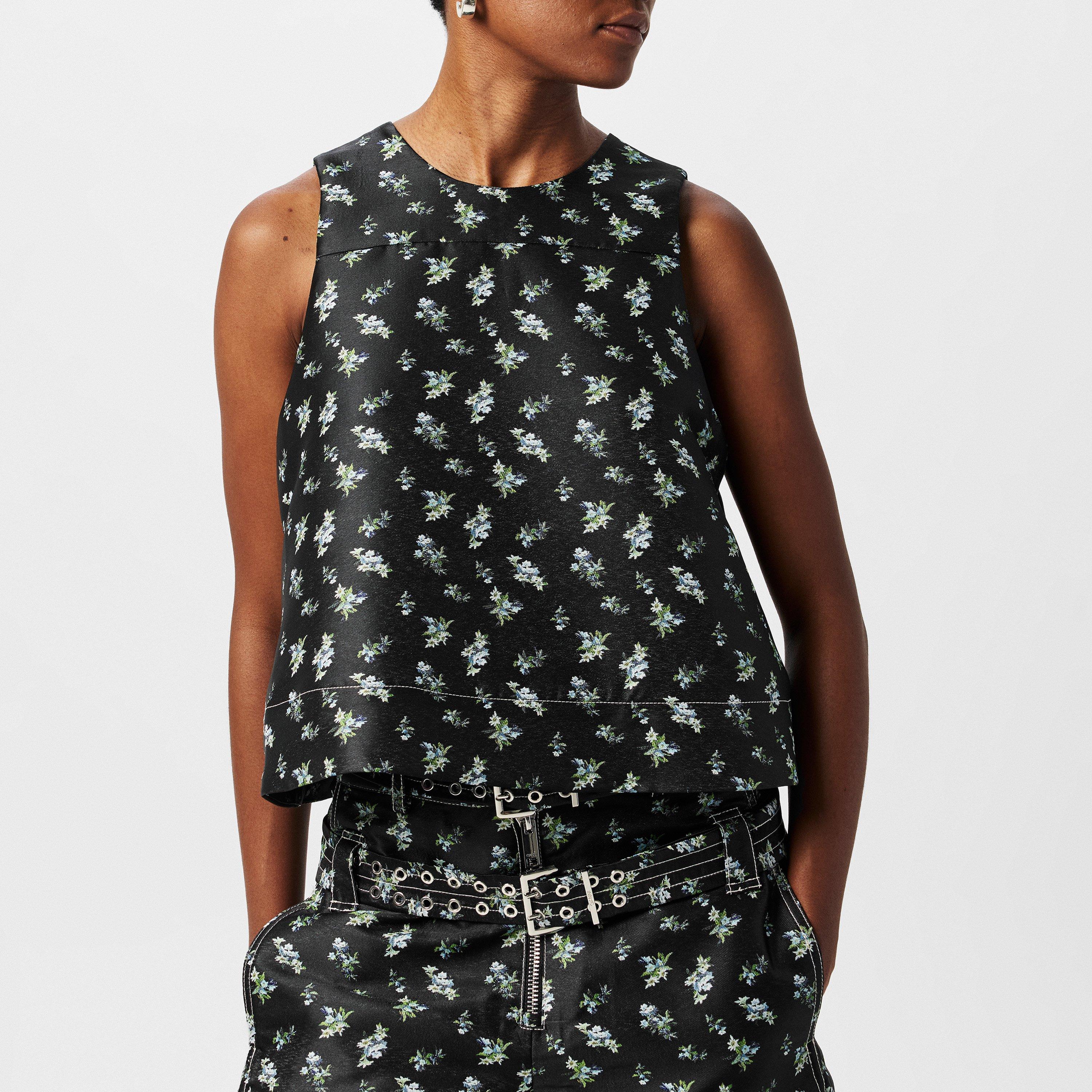 Black - Ganni - Jacquard Top - 3