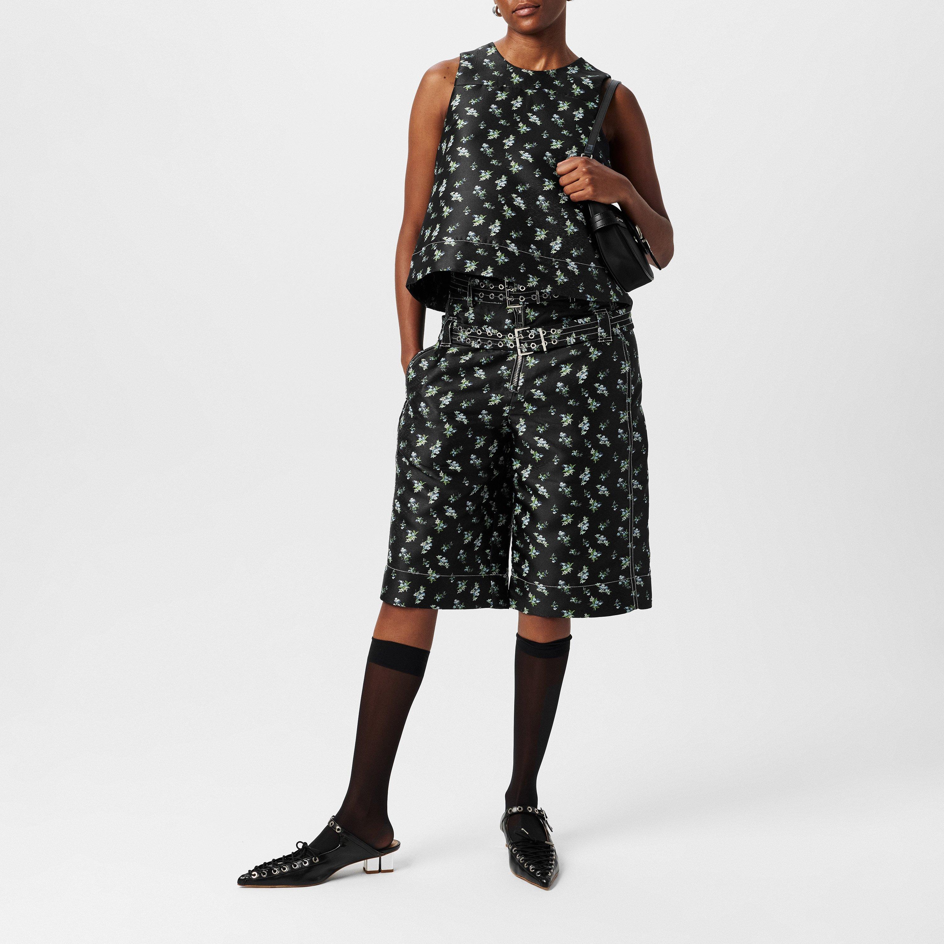 Black - Ganni - Jacquard Top - 6