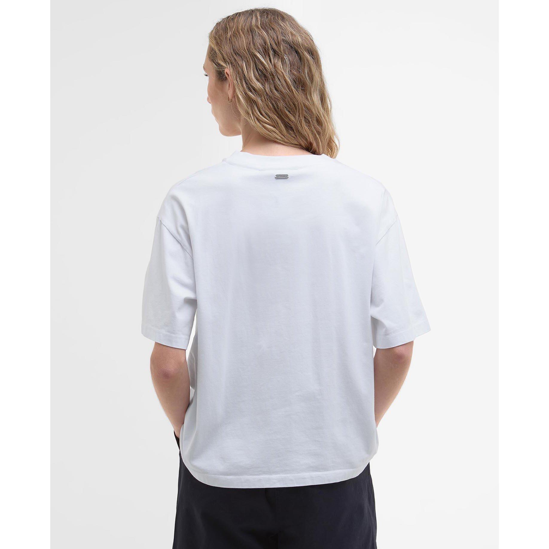 White - Barbour - Women's Jema Oversized T-Shirt - 3