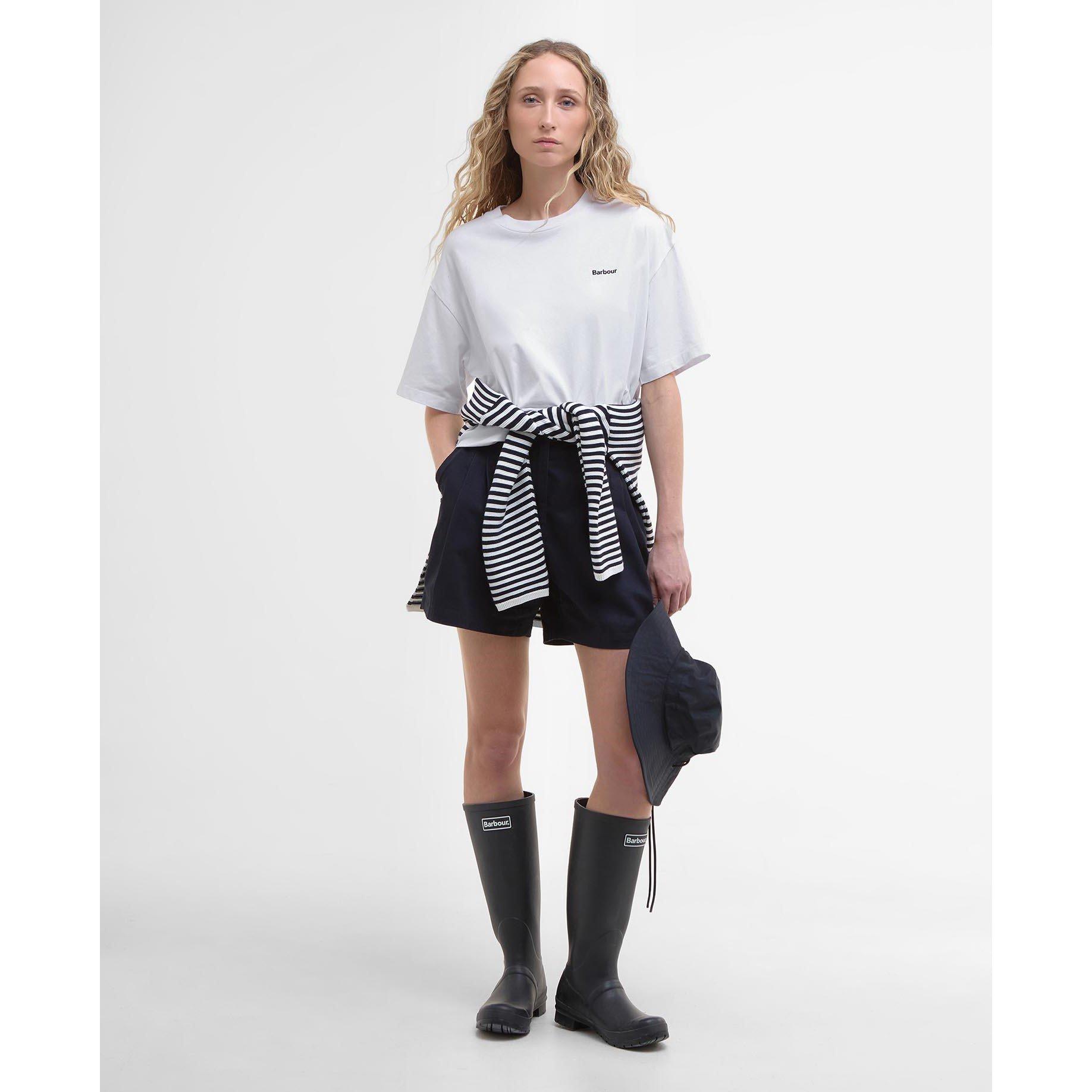 White - Barbour - Women's Jema Oversized T-Shirt - 7