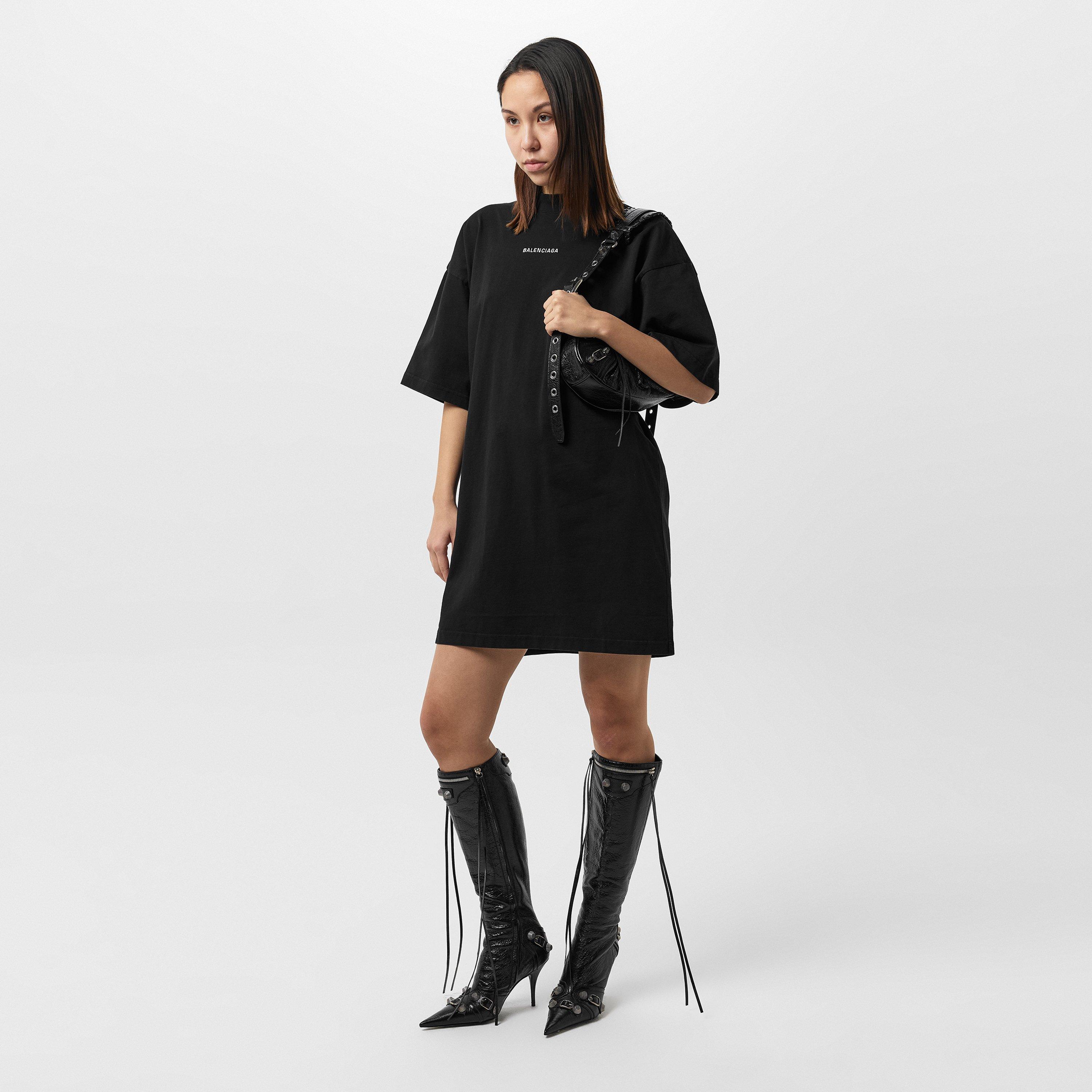 ワンピース BALENCIAGA BACK-TO-FRONT SHORT DRESS (704556_T16507200) BALENCIAGA Balenciaga Women Back-To-Front Short Dress