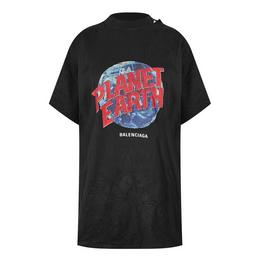 Balenciaga Planet Earth T Shirt