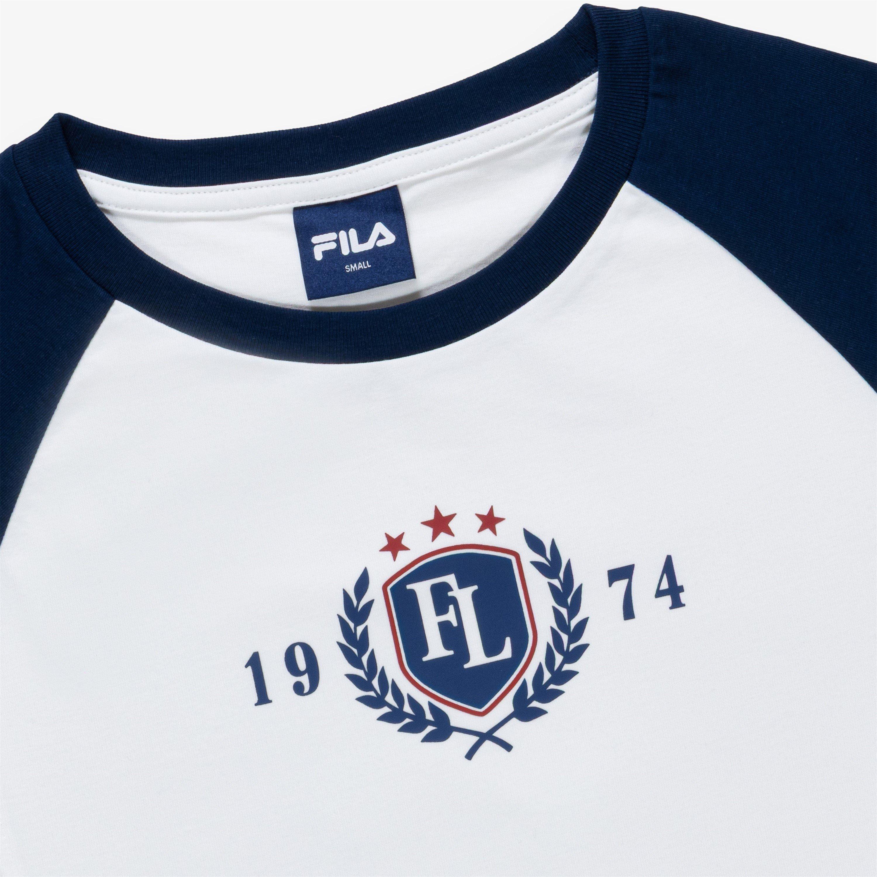 PAGEANT BLUE - Fila - Cropped Slim Fit T-Shirt - 2