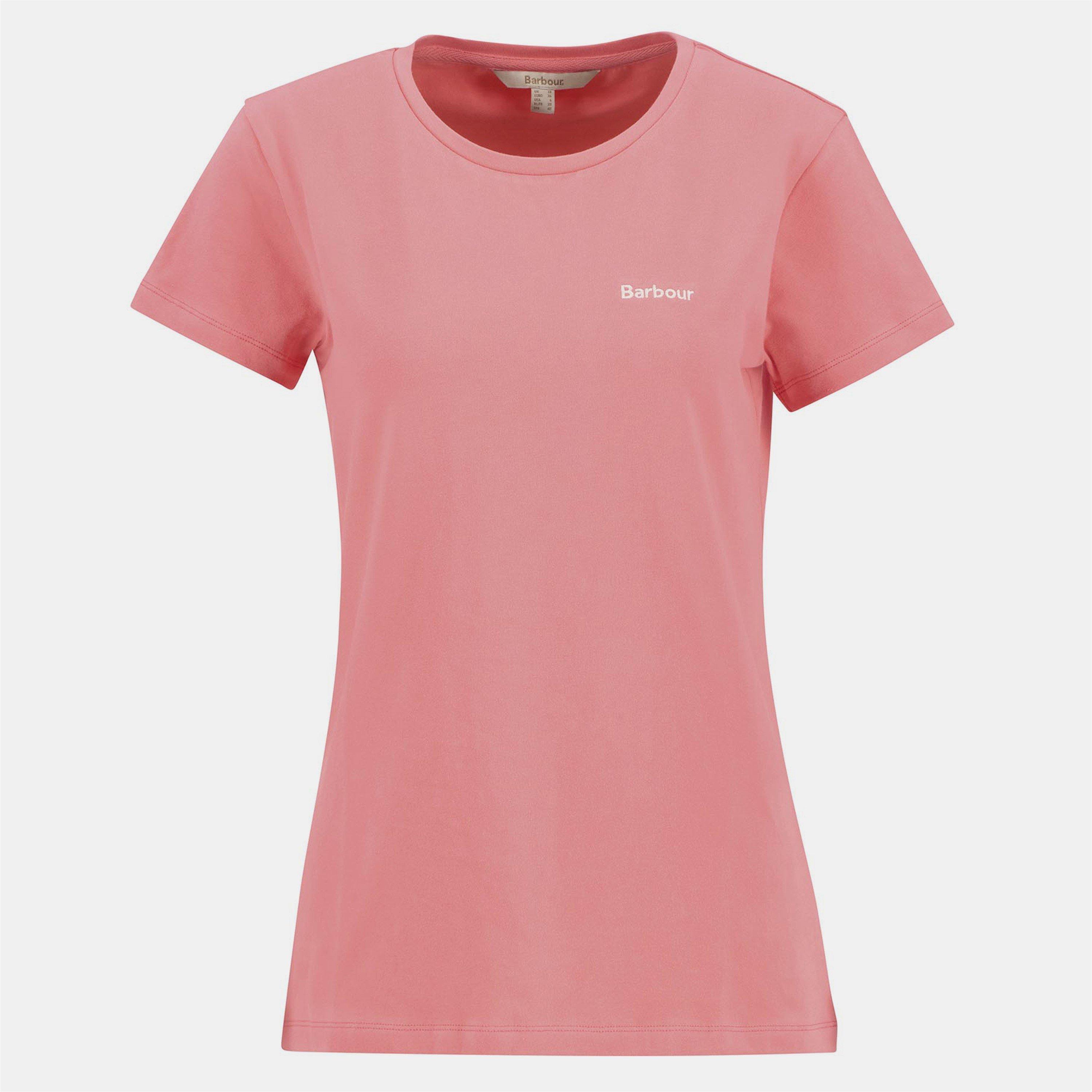 Pink Punch - Barbour - Saltford Logo T-Shirt - 1