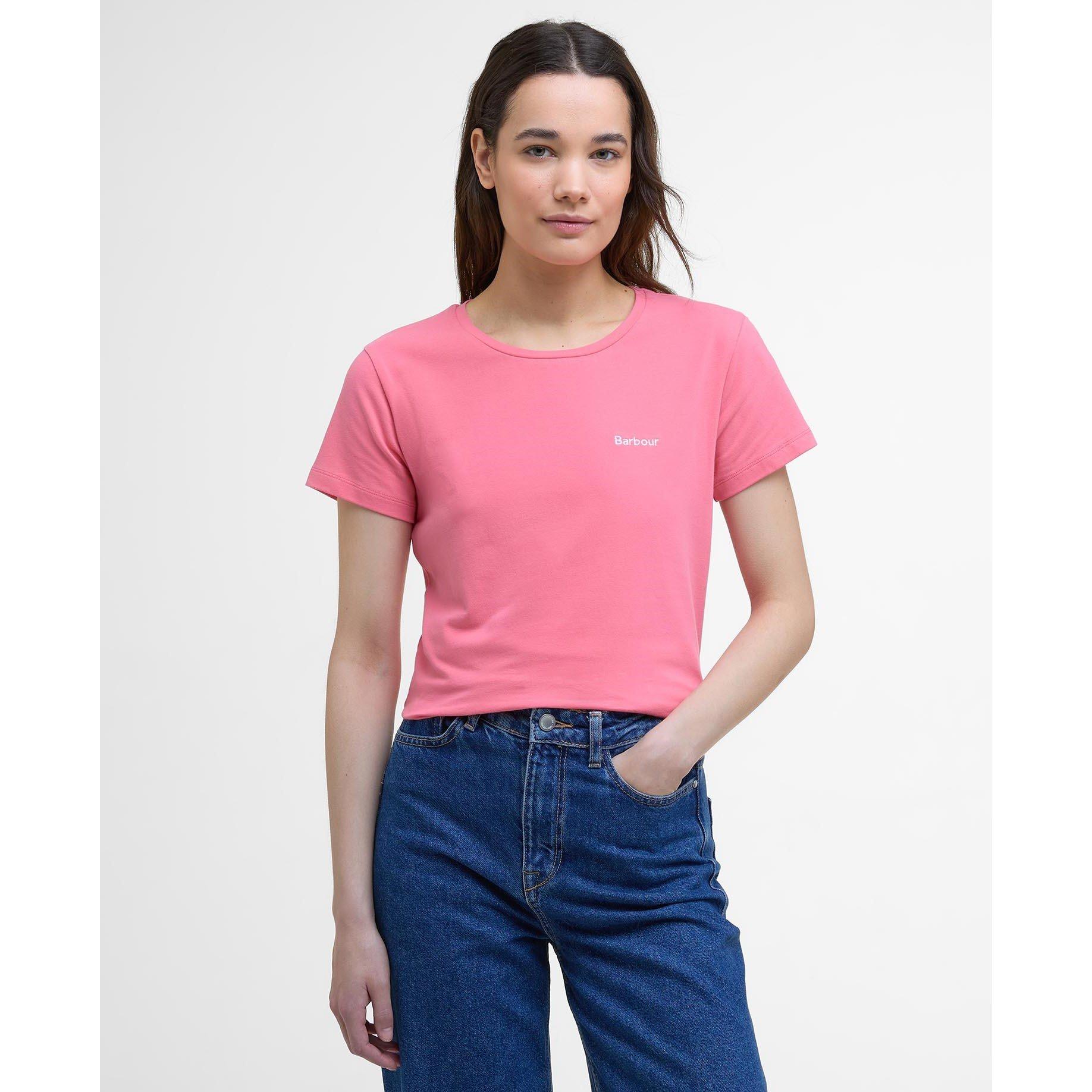 Pink Punch - Barbour - Saltford Logo T-Shirt - 2