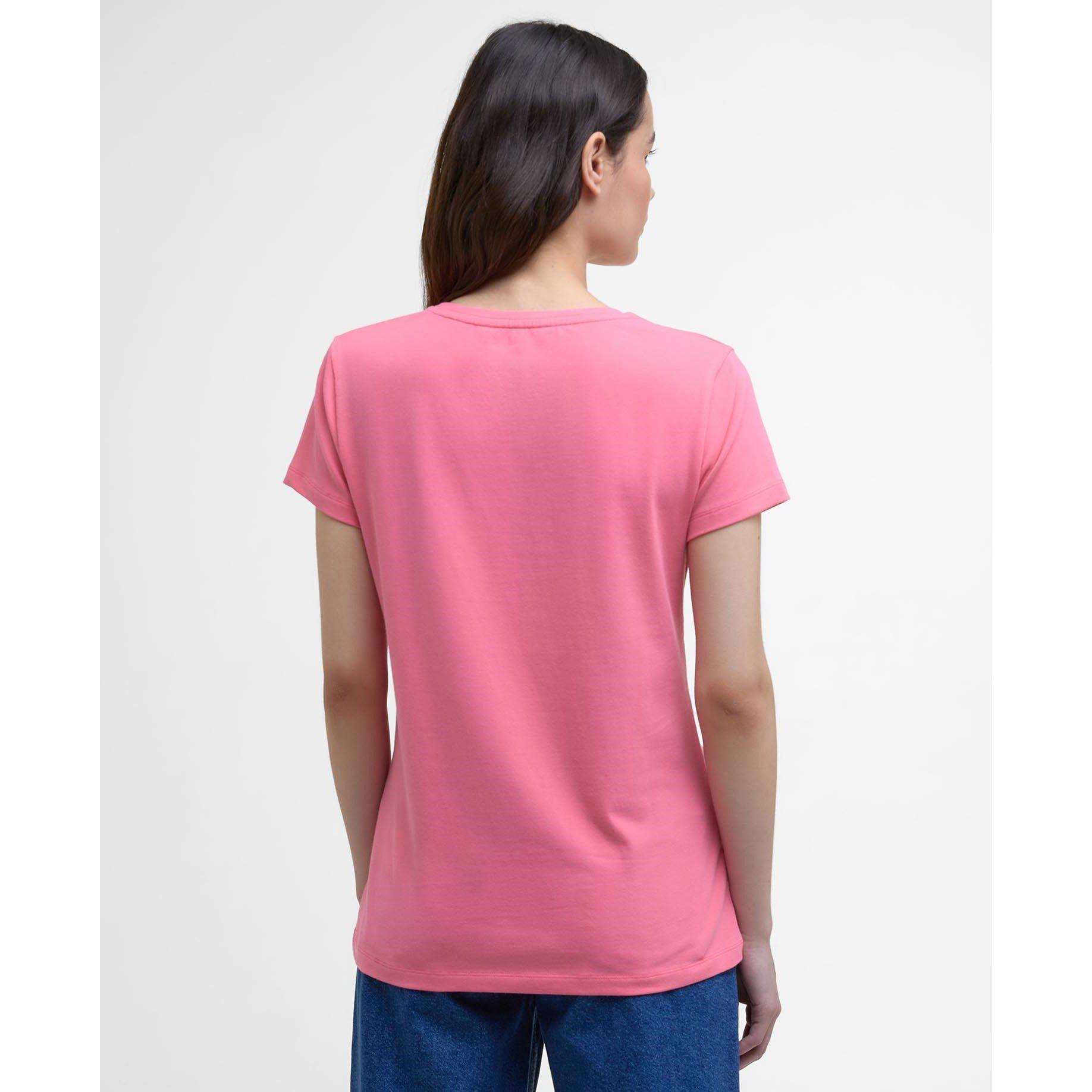 Pink Punch - Barbour - Saltford Logo T-Shirt - 3