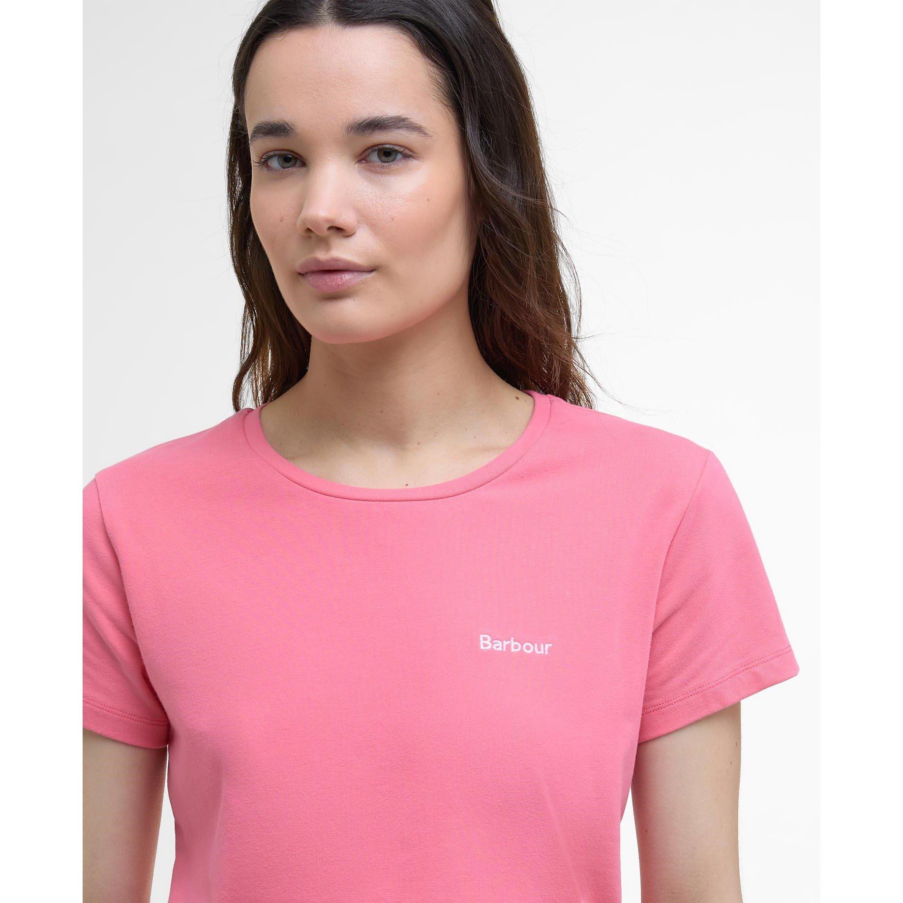 Pink Punch - Barbour - Saltford Logo T-Shirt - 4