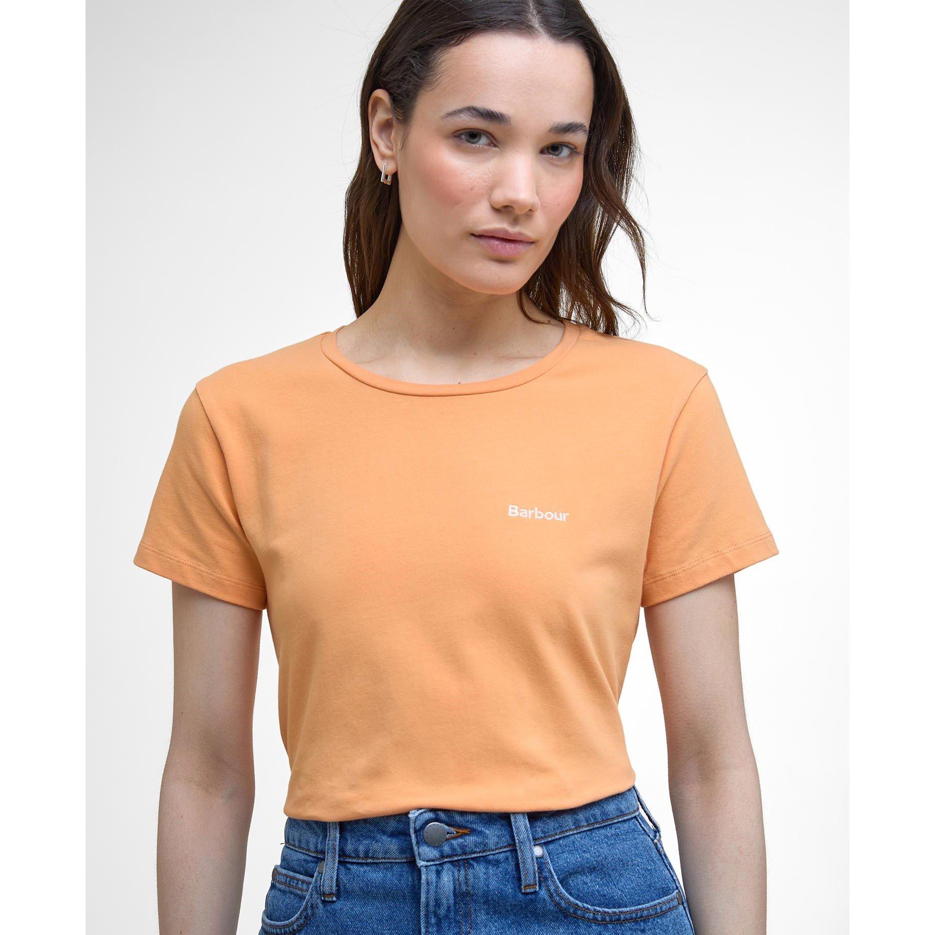 Papaya - Barbour - Saltford Logo T-Shirt - 4