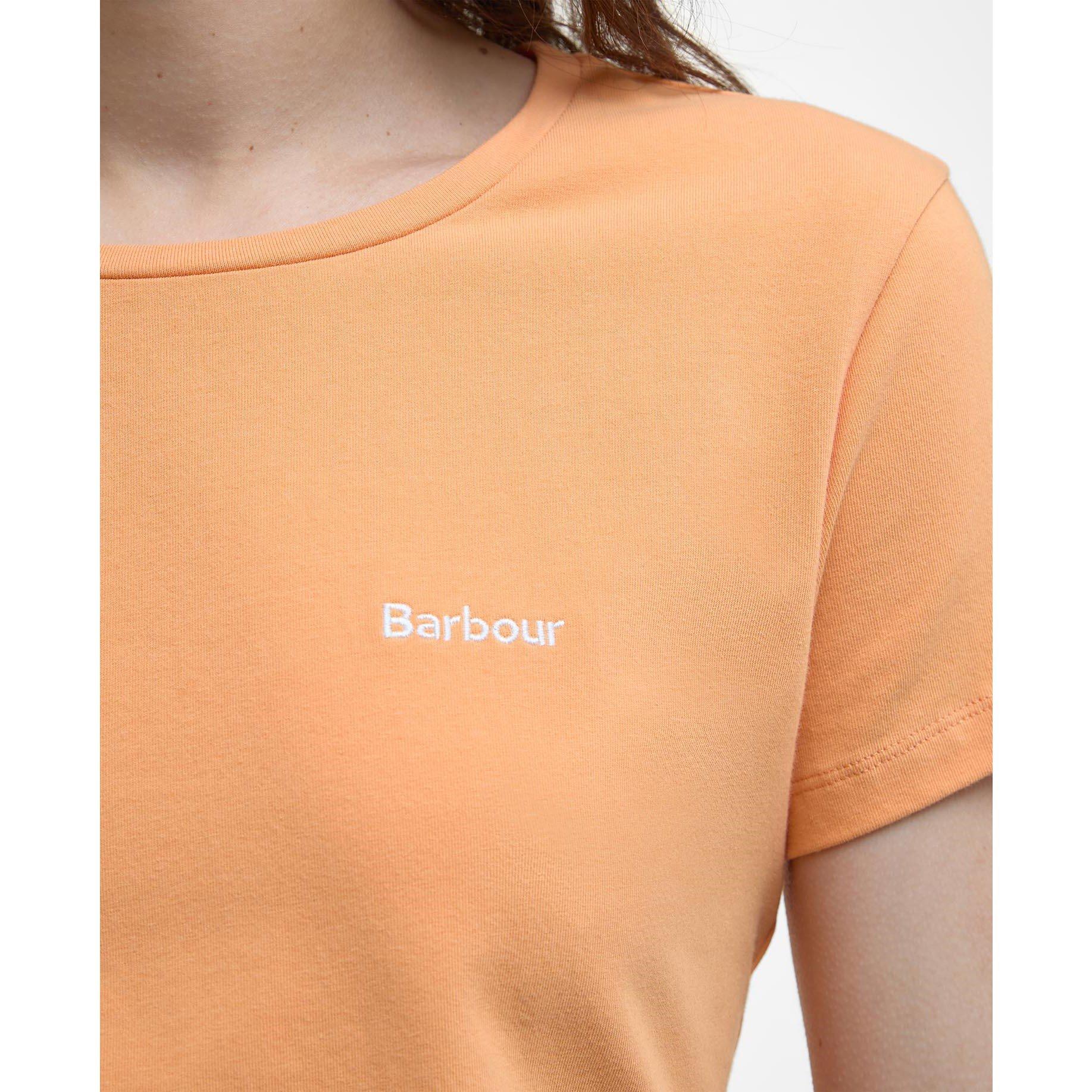 Papaya - Barbour - Saltford Logo T-Shirt - 5