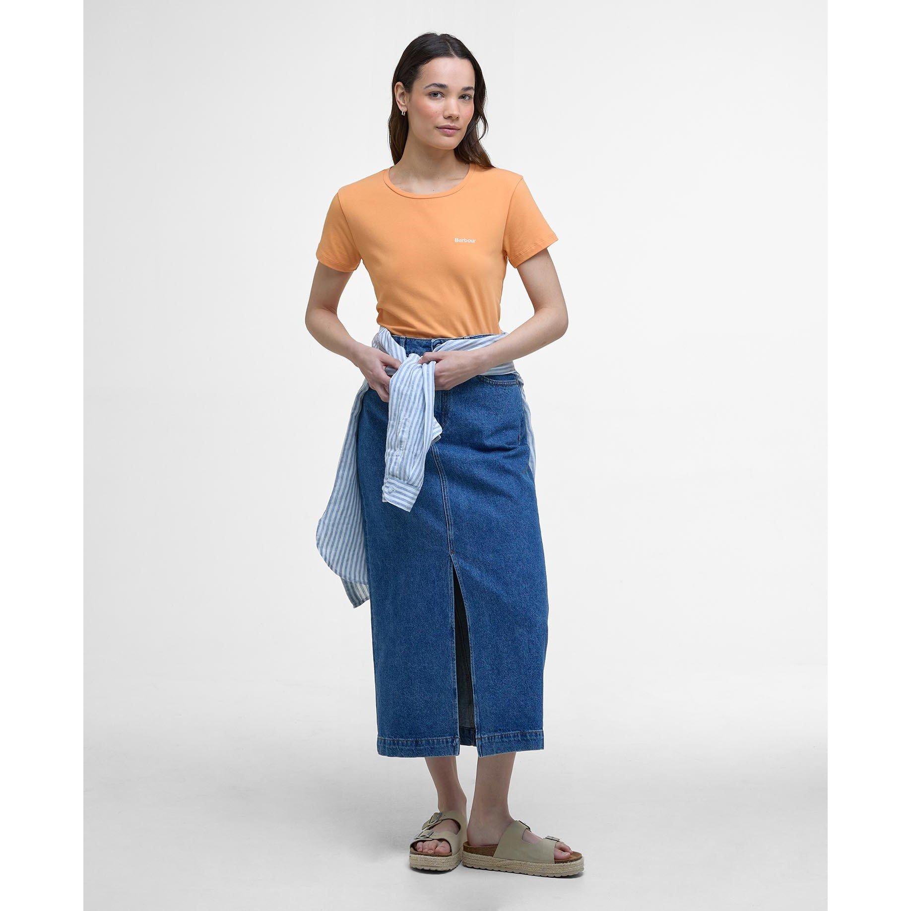 Papaya - Barbour - Saltford Logo T-Shirt - 6