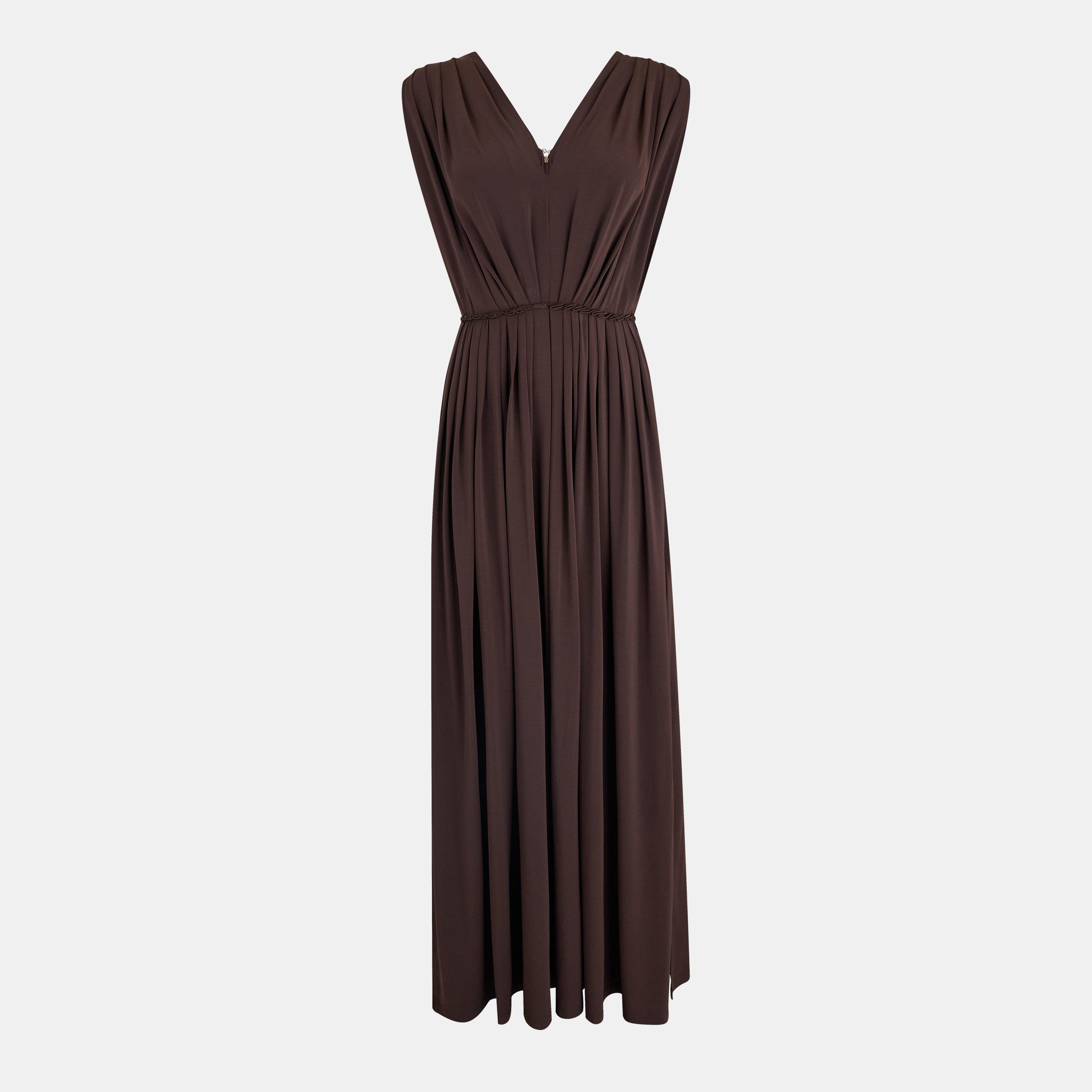 Coffee - Max Mara - Maxi Walter Dress - 1