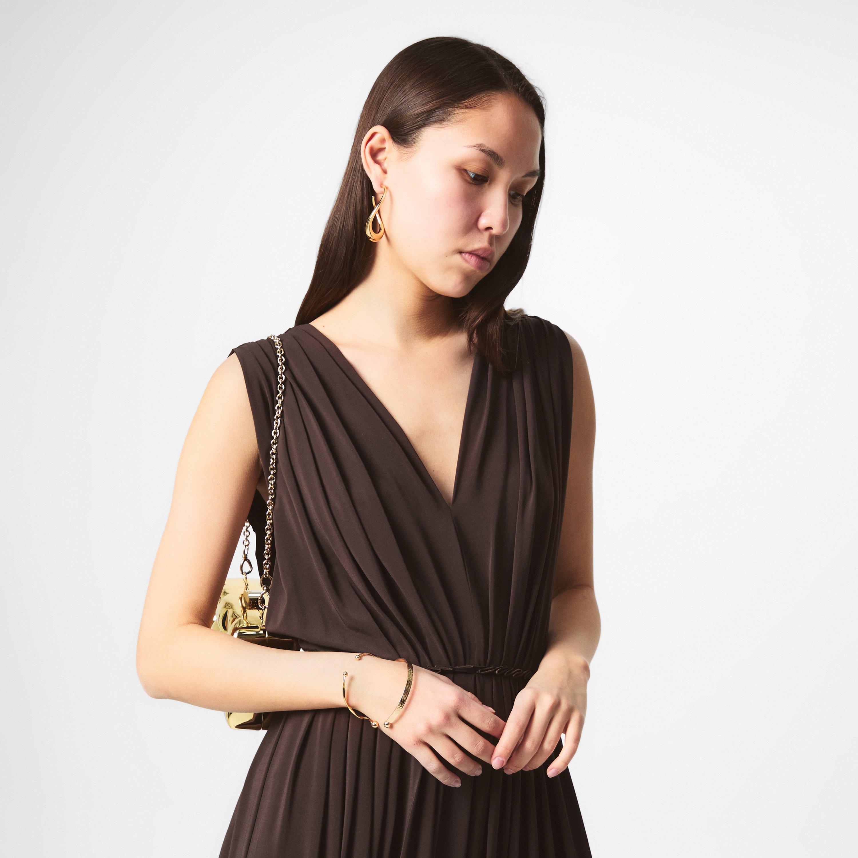 Coffee - Max Mara - Maxi Walter Dress - 3
