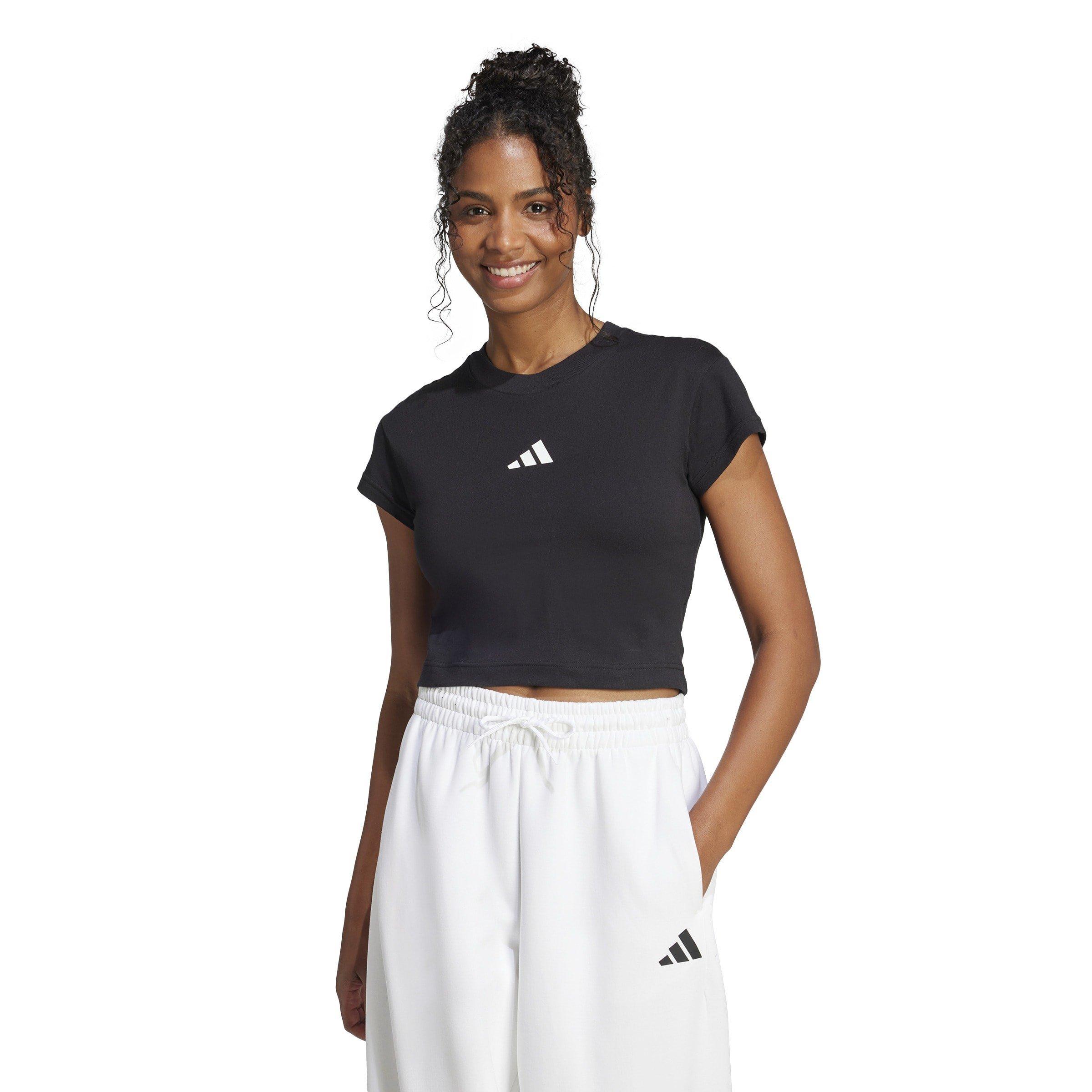Black - adidas - Future Icons Small Logo Womens Lifestyle Baby T-Shirt - 1