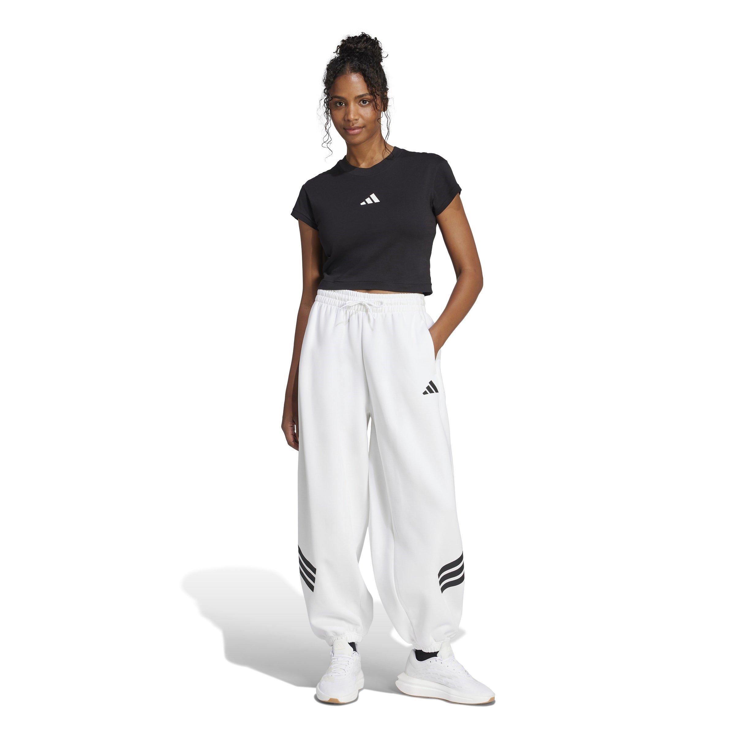 Black - adidas - Future Icons Small Logo Womens Lifestyle Baby T-Shirt - 3