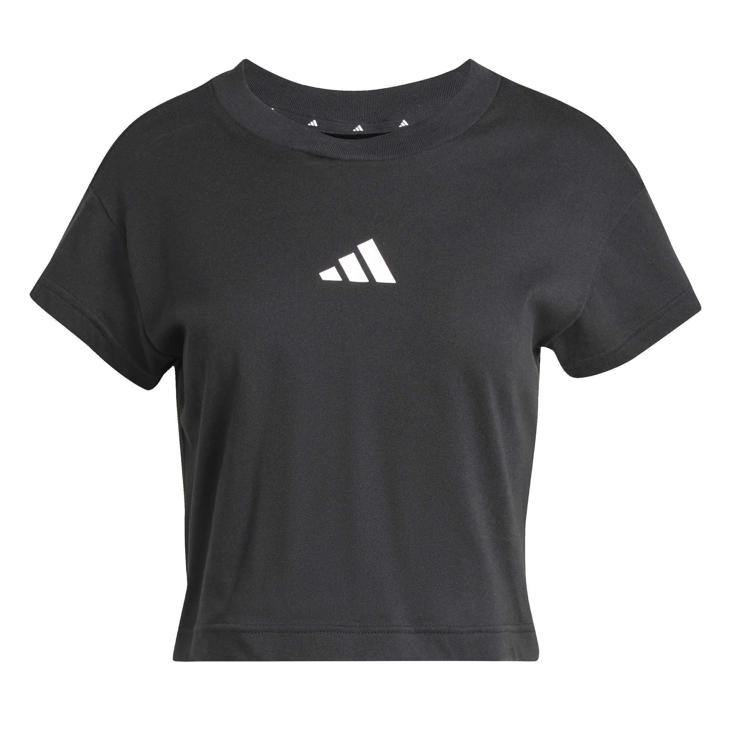 Black - adidas - Future Icons Small Logo Womens Lifestyle Baby T-Shirt - 7
