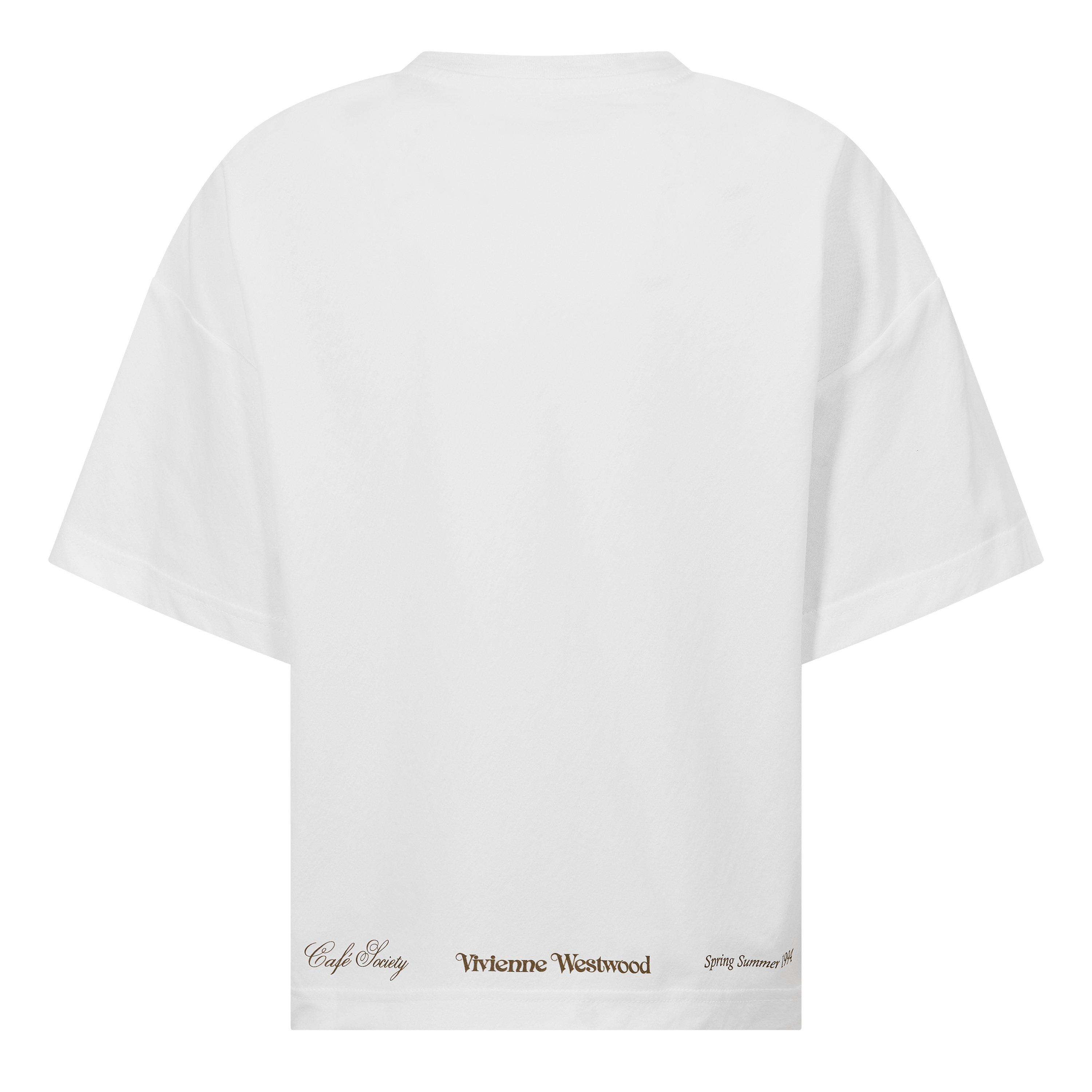 White - Vivienne Westwood - Viv Flower Box Tee Ld54 - 2