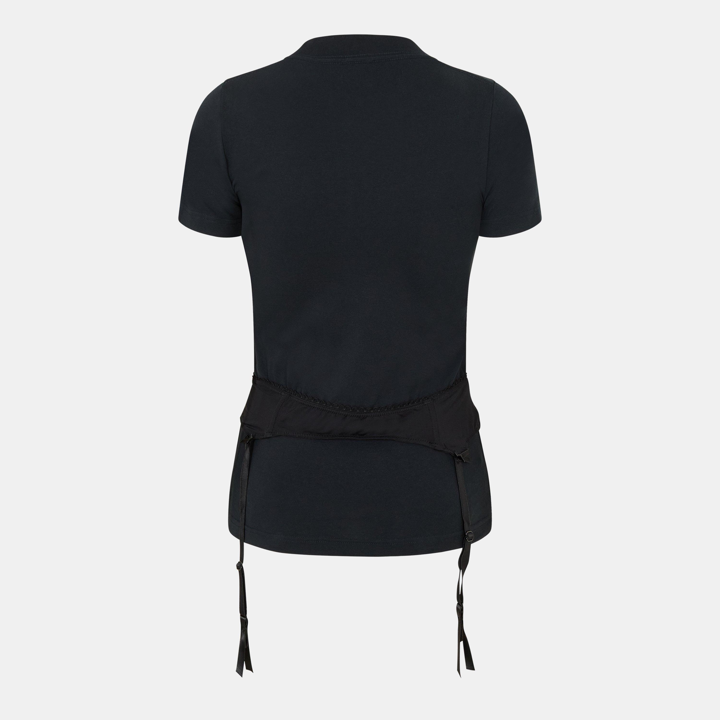 Faded Black - Balenciaga - Women's Regular Fit T-Shirt - 2