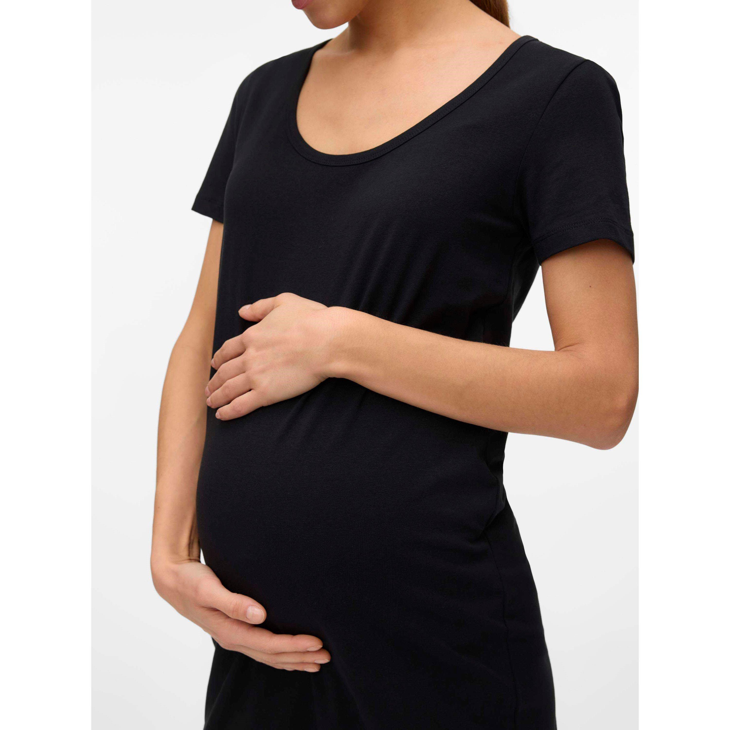 Black - Mamalicious - Mama Sht Sleeve Jrs Ld62 - 4