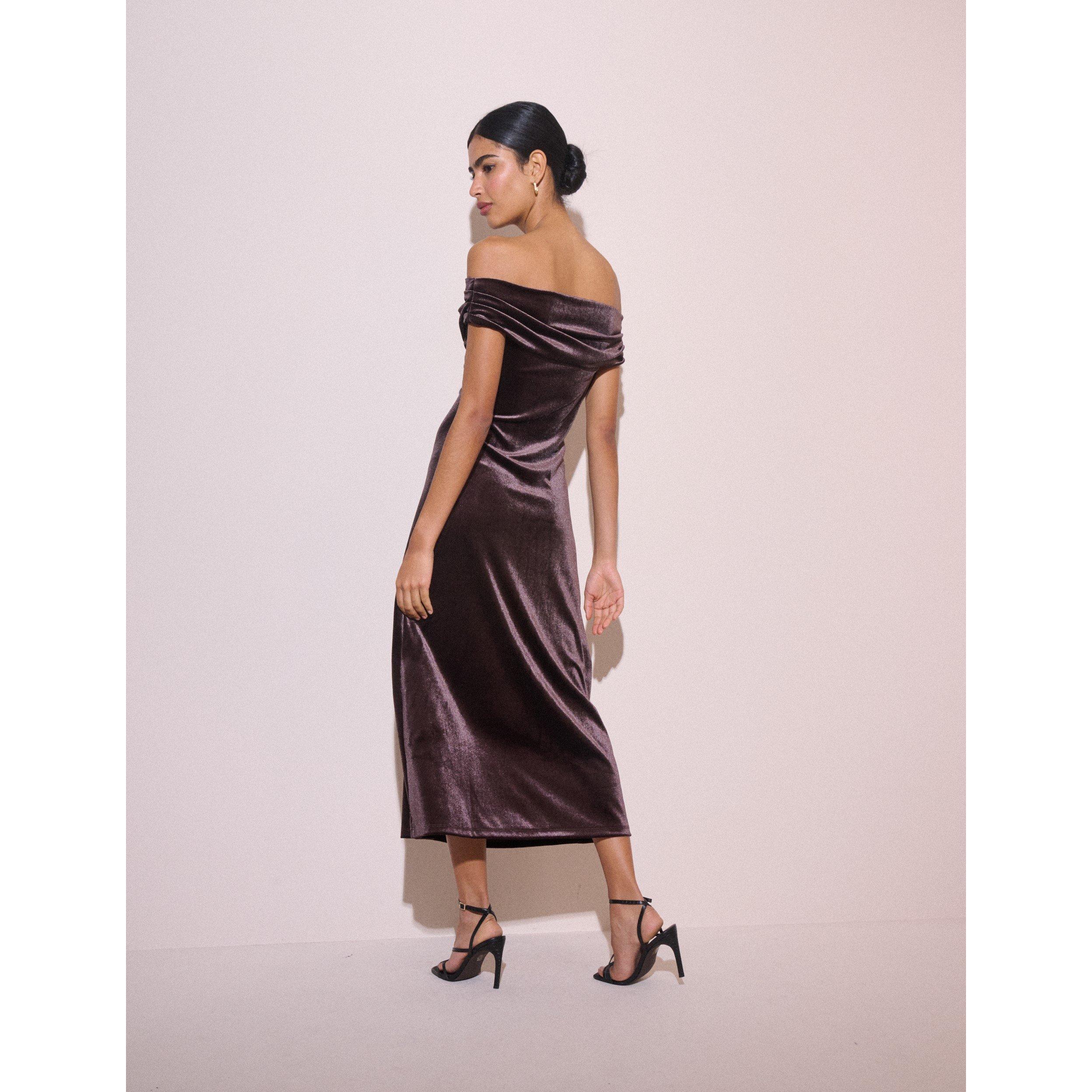 Brown - Nobodys Child - NC Pippa Midi Dress Ld71 - 2
