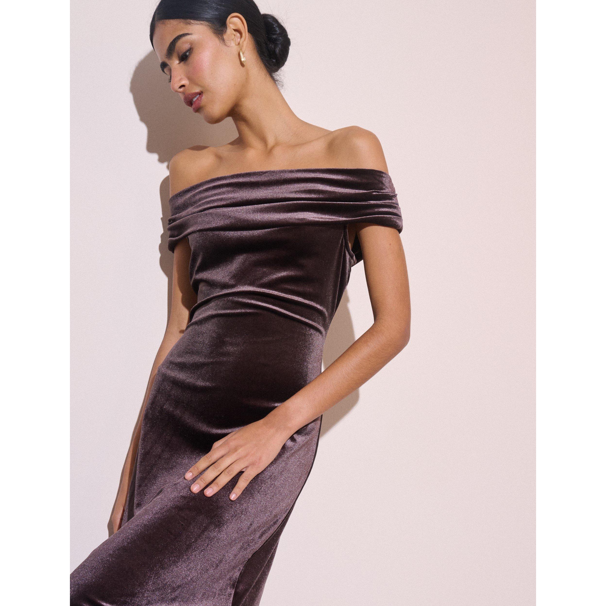 Brown - Nobodys Child - NC Pippa Midi Dress Ld71 - 3